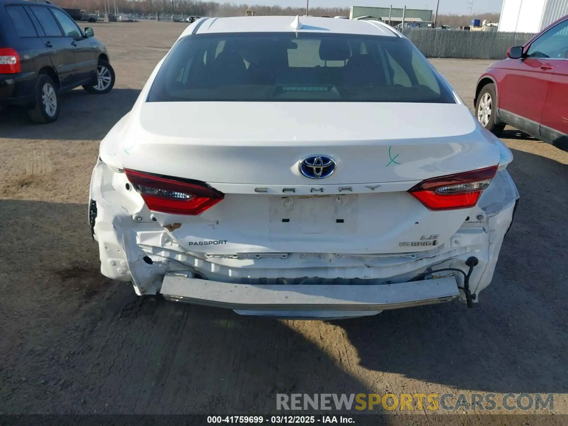 6 fotografías del automóvil dañado 4T1C31AK8NU589613 TOYOTA CAMRY 2022
