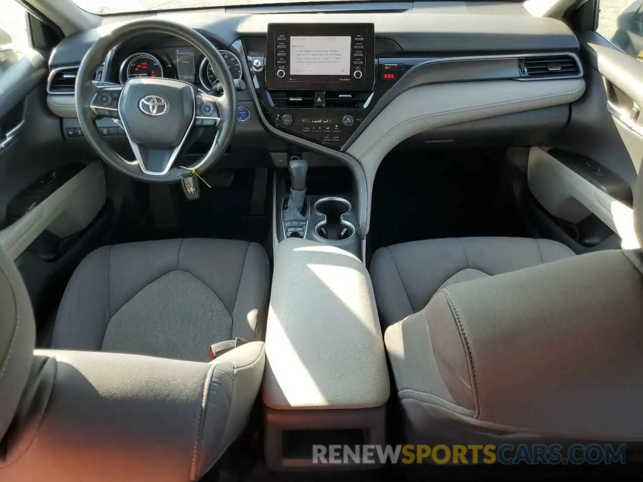 8 fotografías del automóvil dañado 4T1C31AK9NU570178 TOYOTA CAMRY 2022