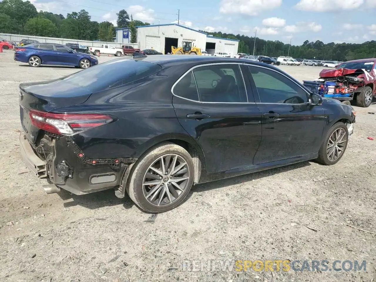 3 fotografías del automóvil dañado 4T1F11AK5NU035805 TOYOTA CAMRY 2022