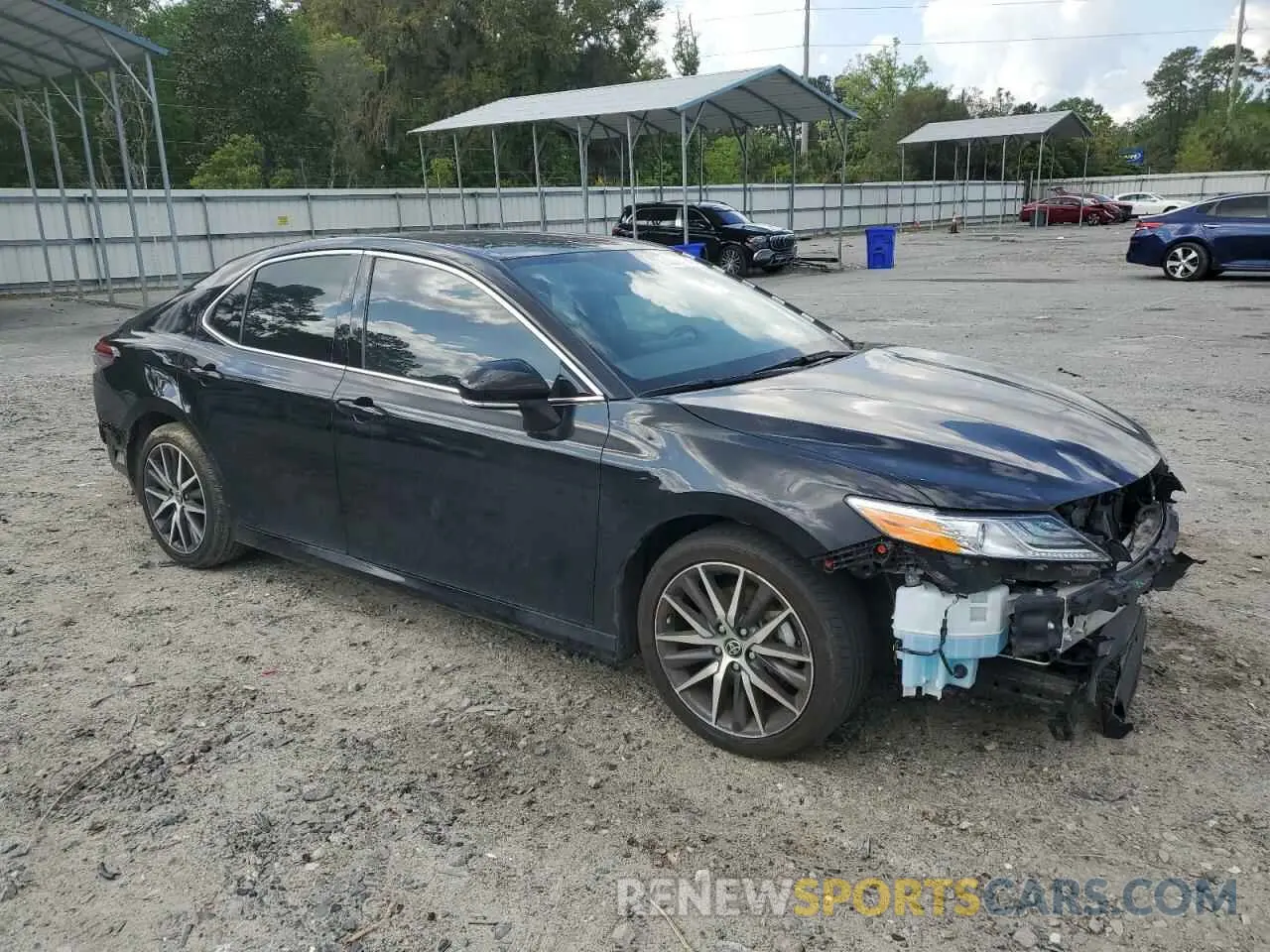 4 fotografías del automóvil dañado 4T1F11AK5NU035805 TOYOTA CAMRY 2022