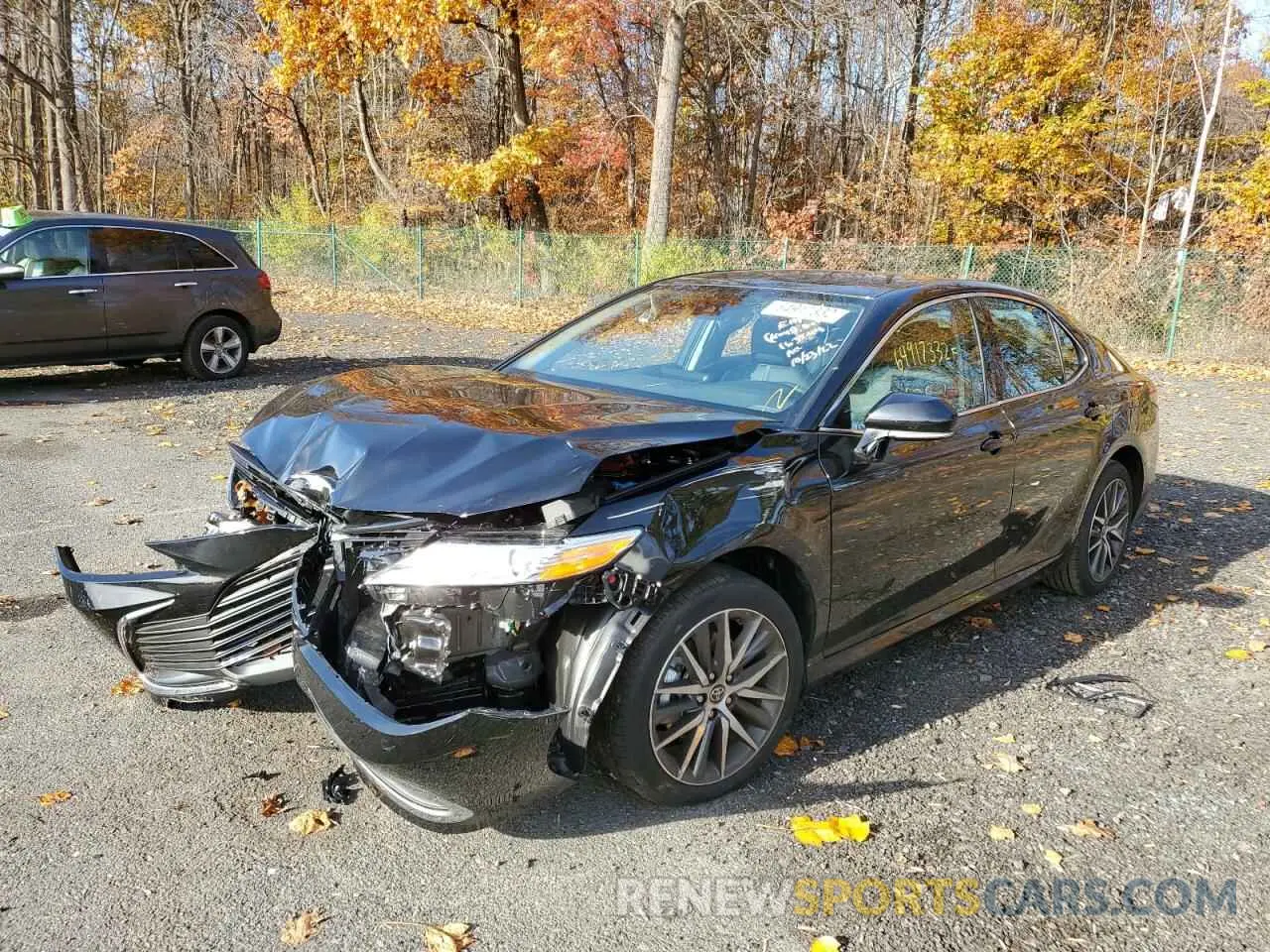 2 fotografías del automóvil dañado 4T1F11BK5NU060363 TOYOTA CAMRY 2022