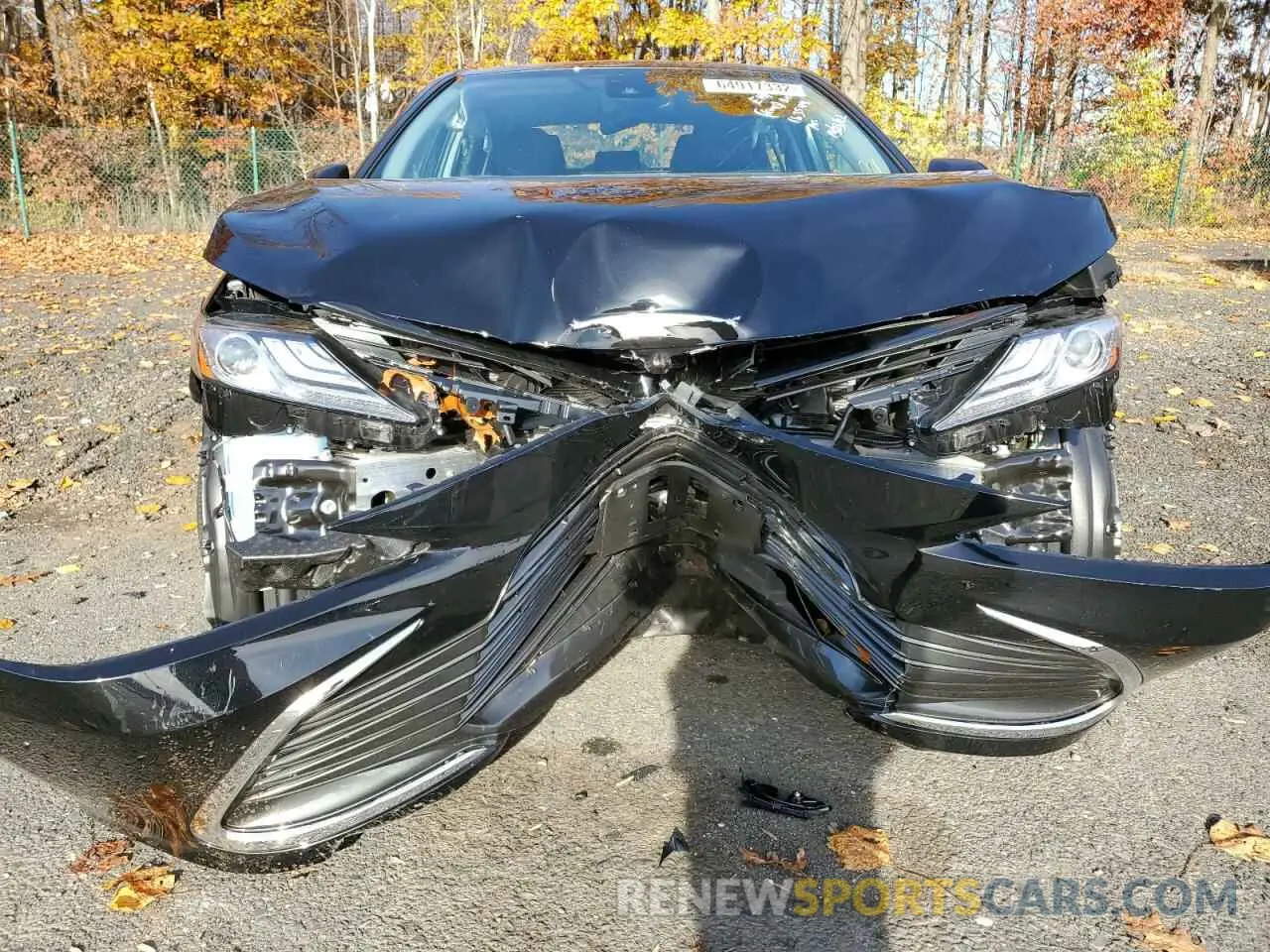 9 fotografías del automóvil dañado 4T1F11BK5NU060363 TOYOTA CAMRY 2022
