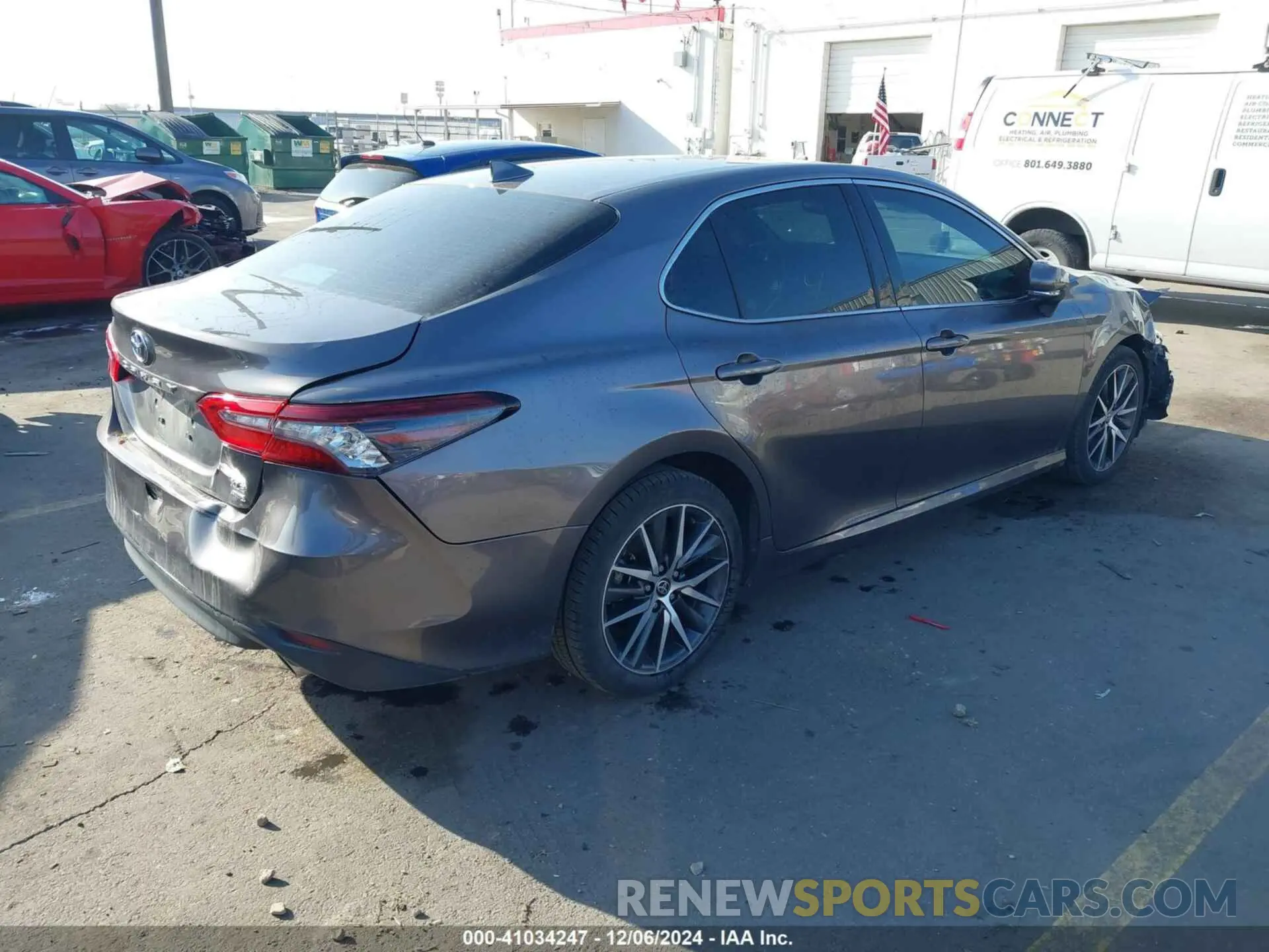 4 fotografías del automóvil dañado 4T1F11BK5NU065076 TOYOTA CAMRY 2022