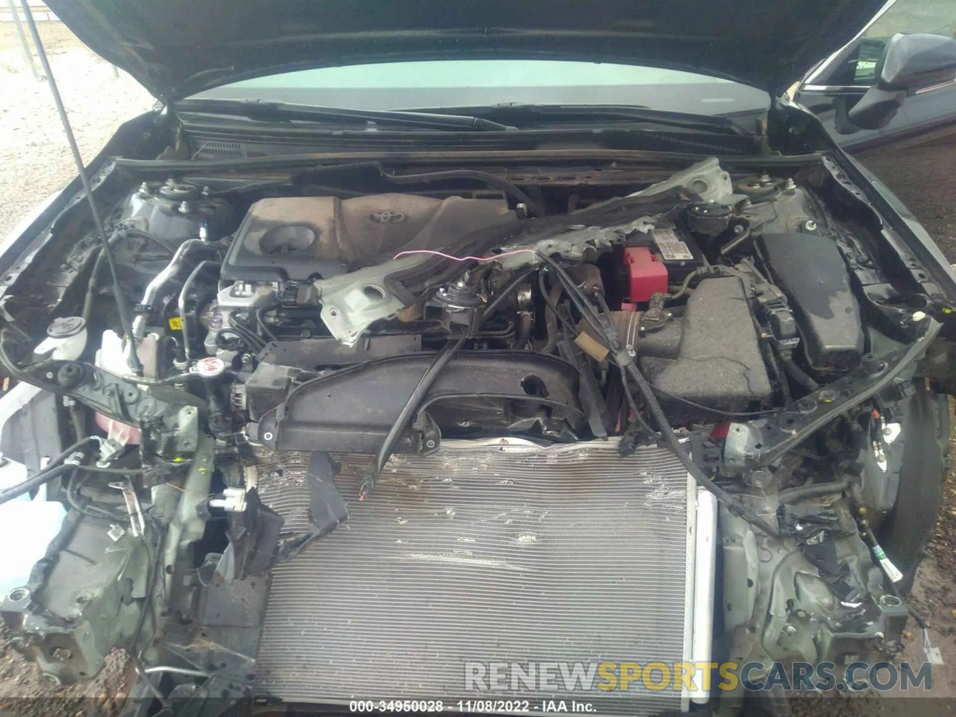 10 fotografías del automóvil dañado 4T1F11BK7NU049090 TOYOTA CAMRY 2022