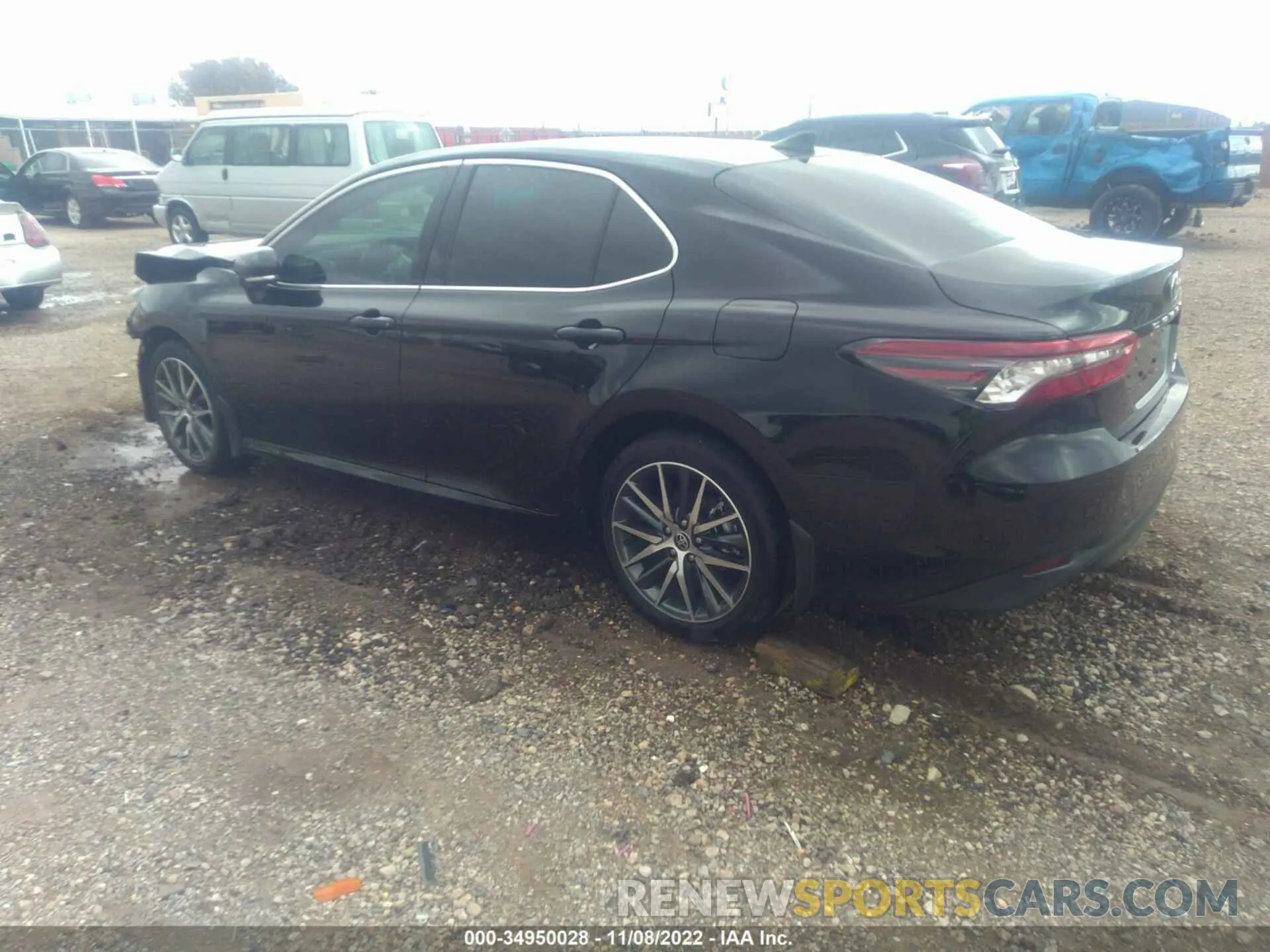 3 fotografías del automóvil dañado 4T1F11BK7NU049090 TOYOTA CAMRY 2022