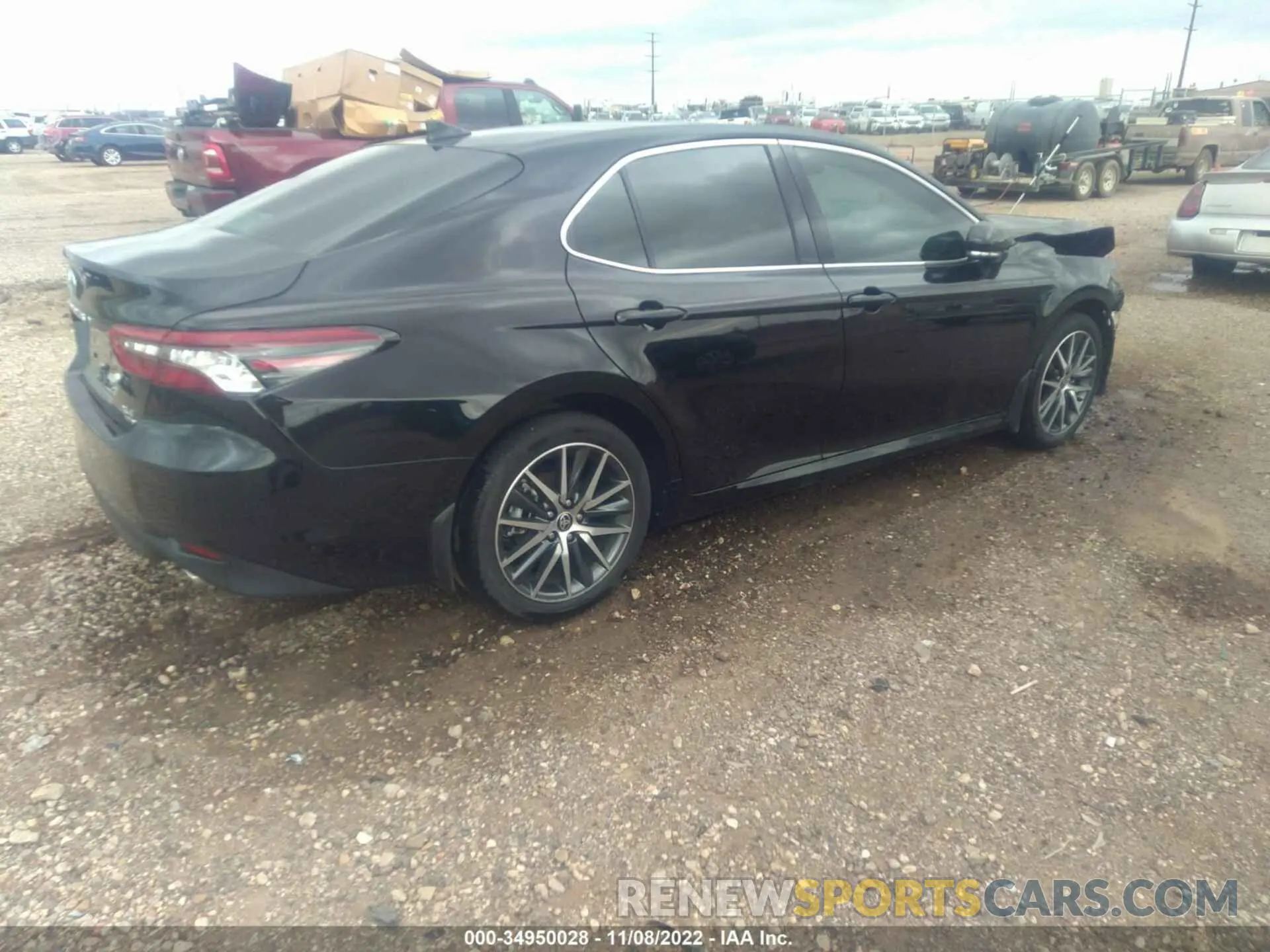 4 fotografías del automóvil dañado 4T1F11BK7NU049090 TOYOTA CAMRY 2022