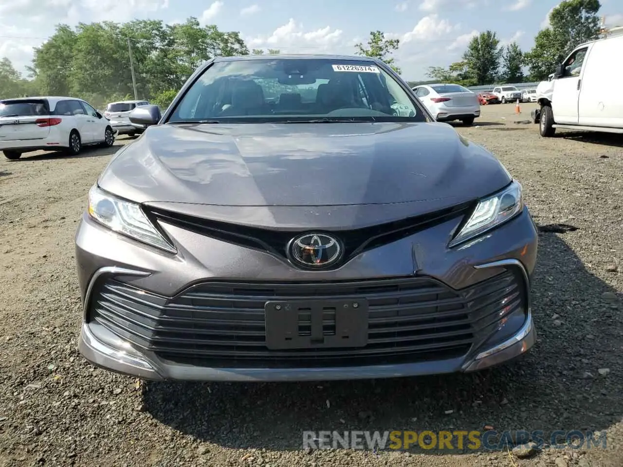 5 fotografías del automóvil dañado 4T1F11BK7NU065547 TOYOTA CAMRY 2022