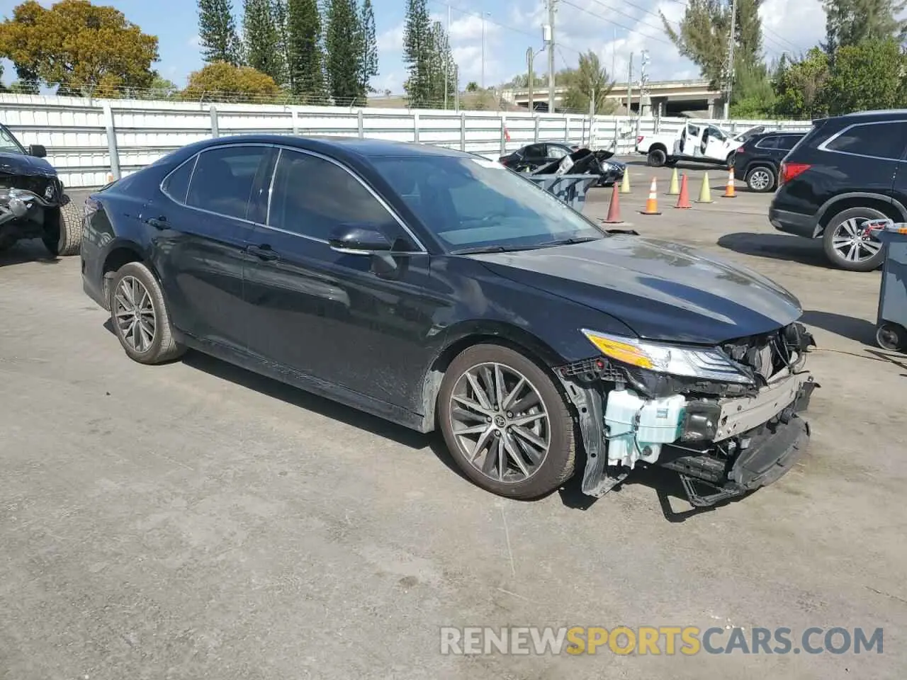 4 fotografías del automóvil dañado 4T1F31AK2NU571217 TOYOTA CAMRY 2022