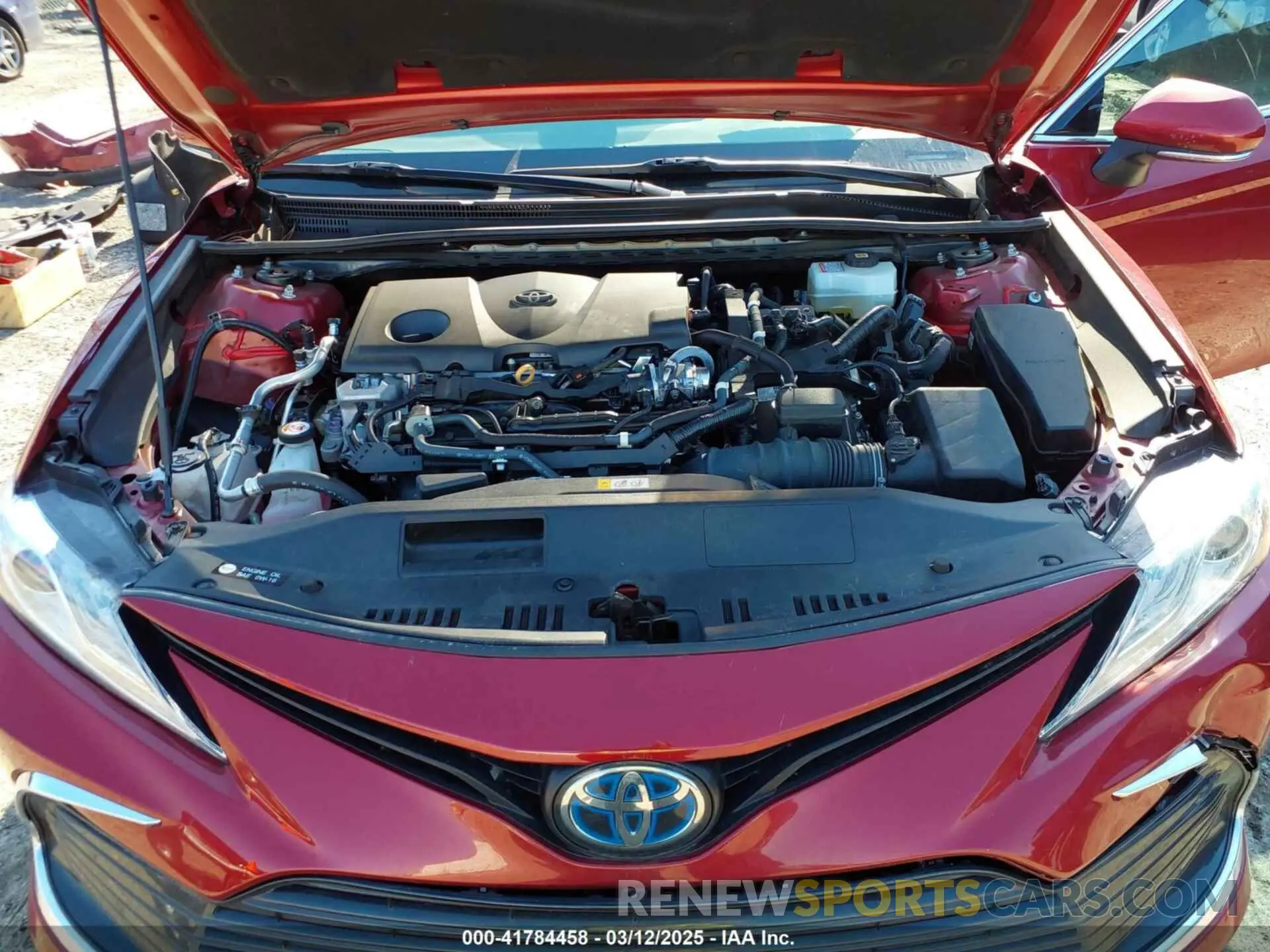 10 fotografías del automóvil dañado 4T1F31AK2NU576207 TOYOTA CAMRY 2022