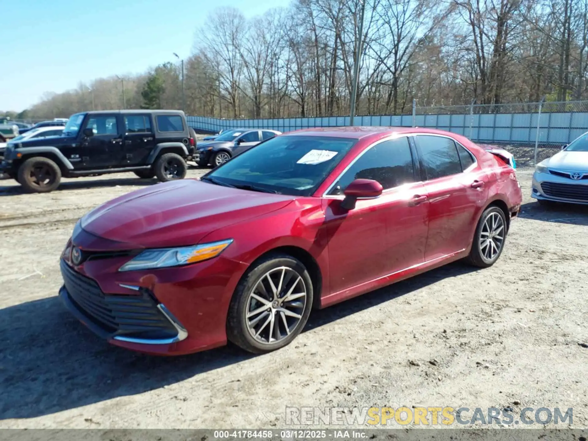 2 fotografías del automóvil dañado 4T1F31AK2NU576207 TOYOTA CAMRY 2022