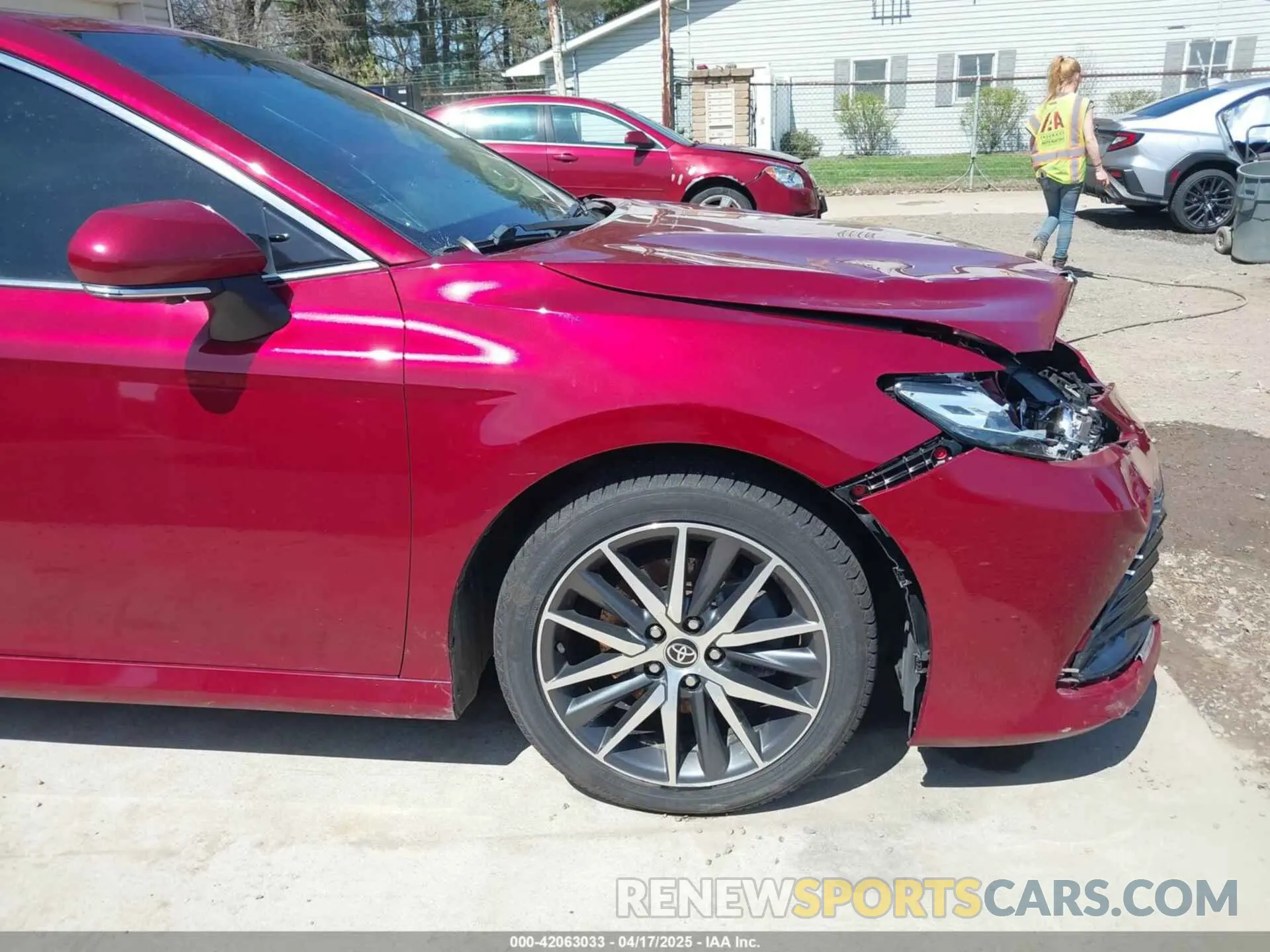 17 fotografías del automóvil dañado 4T1F31AK4NU034347 TOYOTA CAMRY 2022