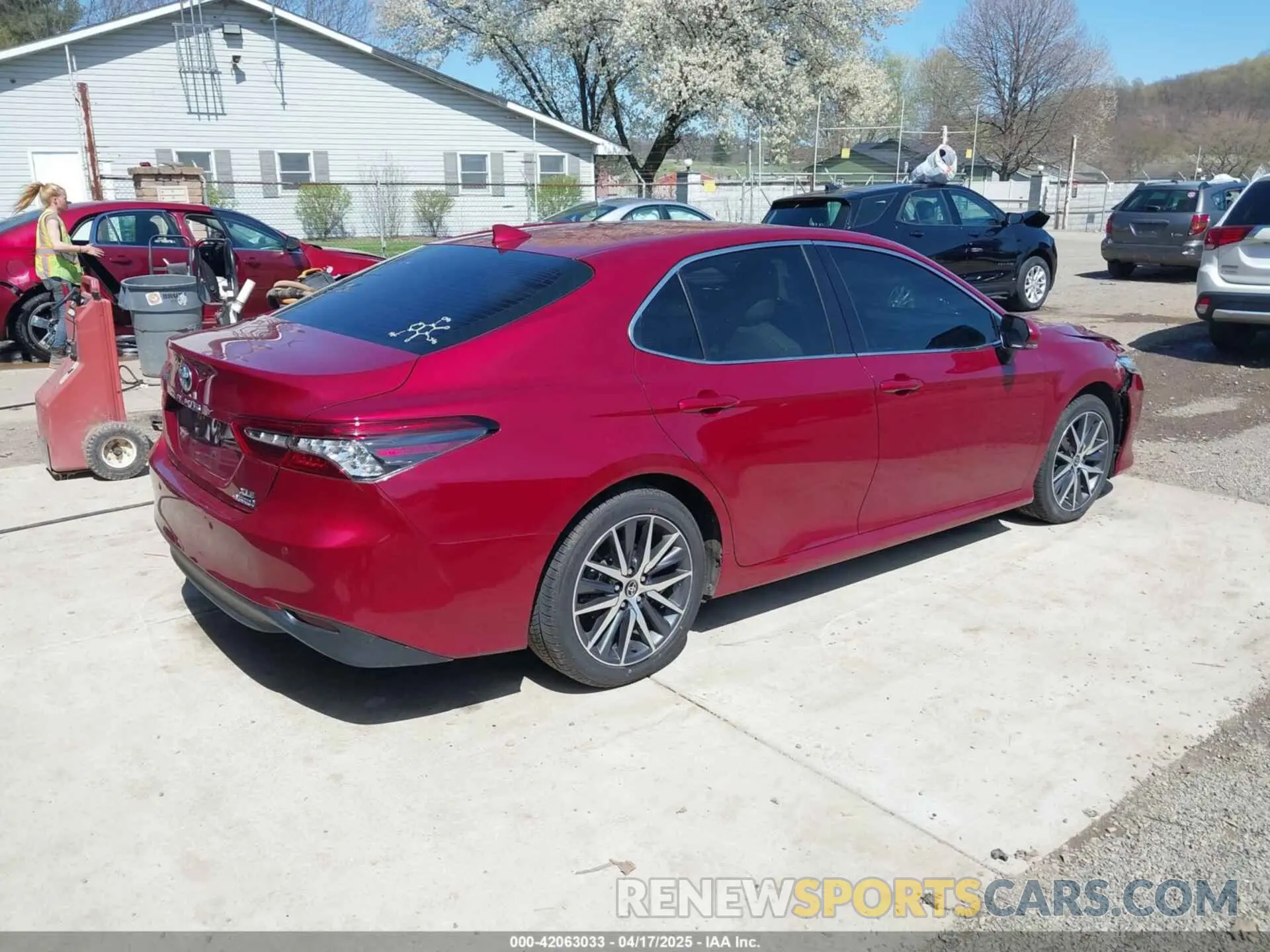 4 fotografías del automóvil dañado 4T1F31AK4NU034347 TOYOTA CAMRY 2022