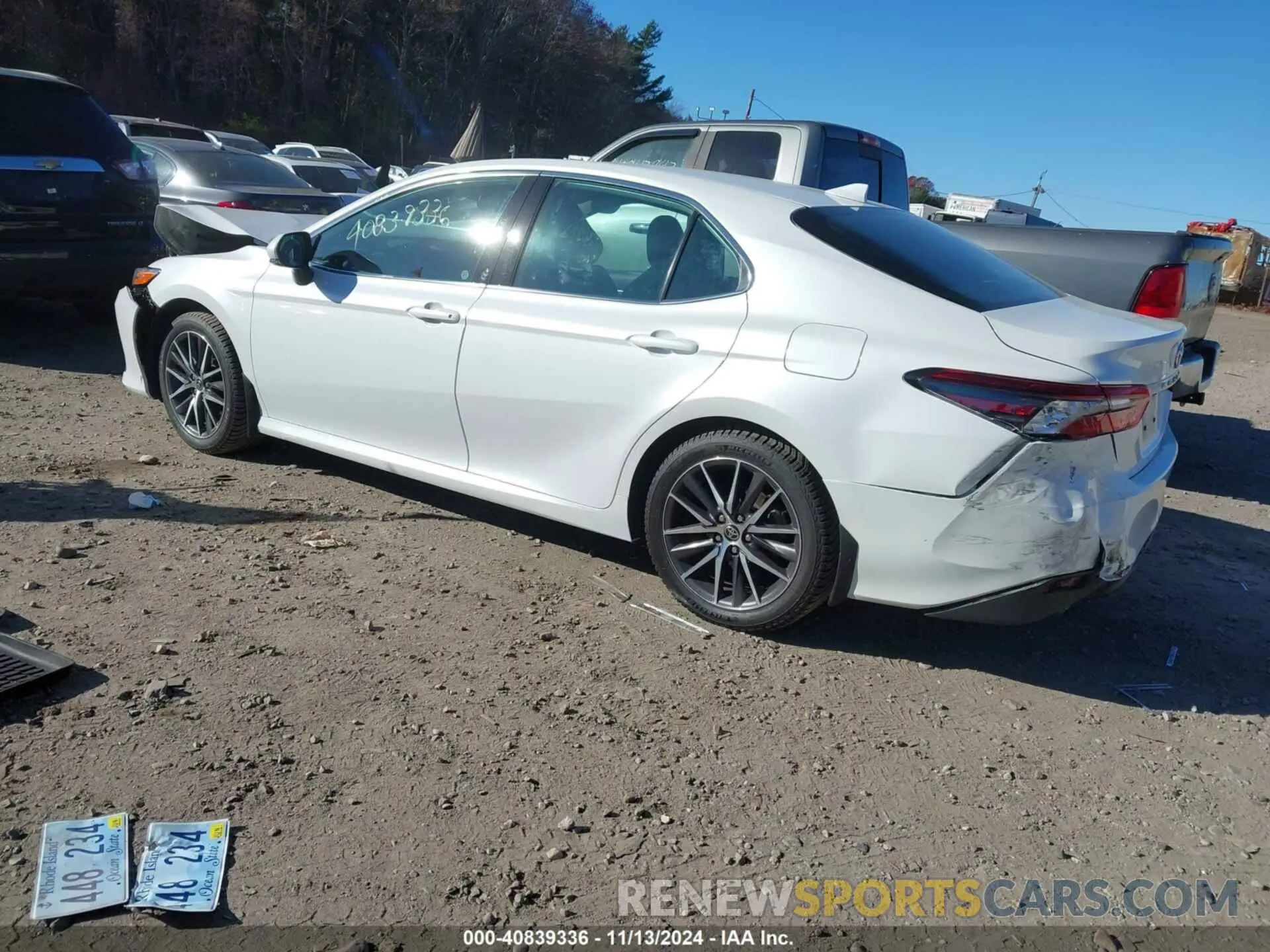 3 fotografías del automóvil dañado 4T1F31AK4NU599424 TOYOTA CAMRY 2022