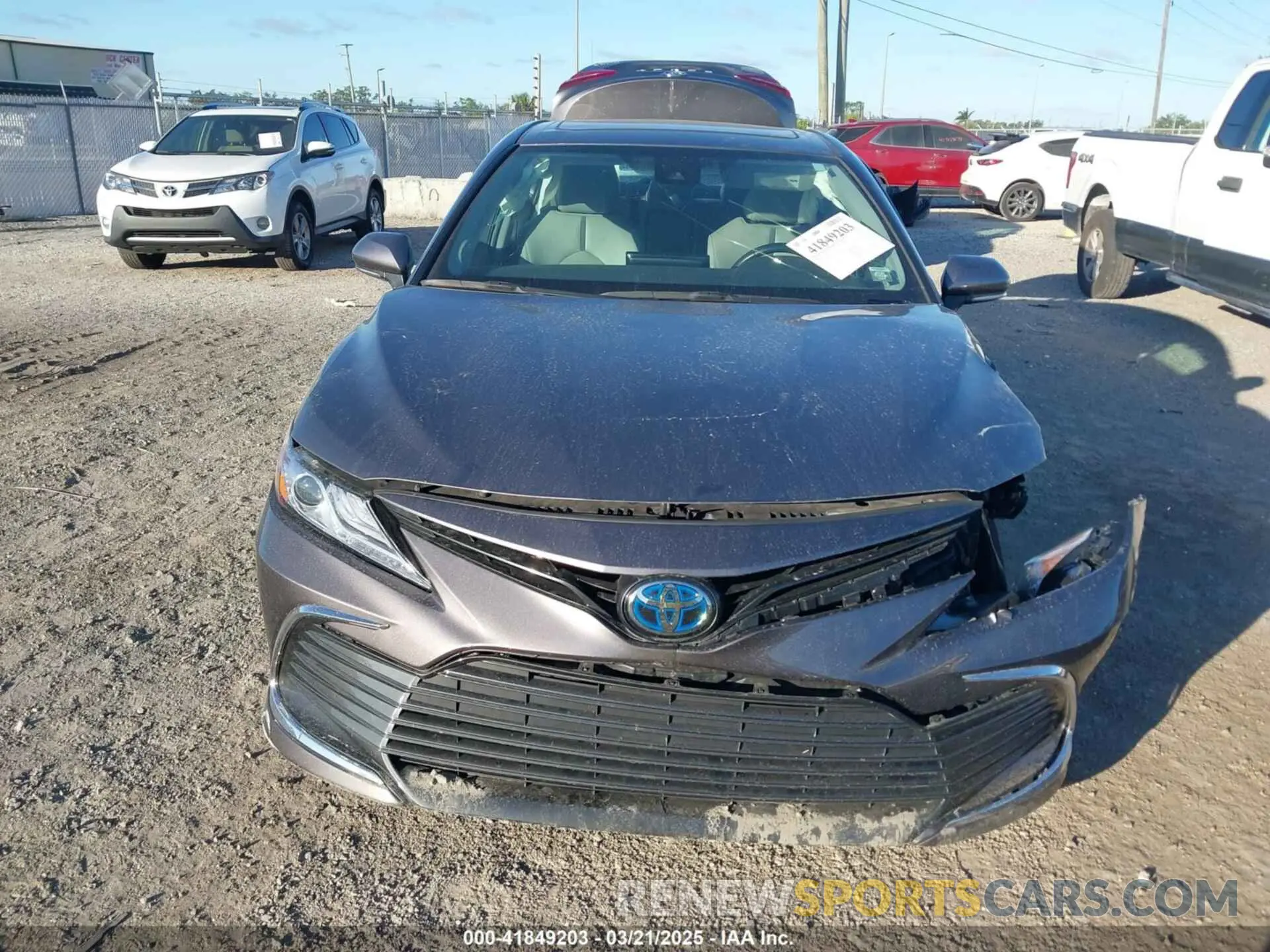 12 fotografías del automóvil dañado 4T1F31AK7NU575845 TOYOTA CAMRY 2022