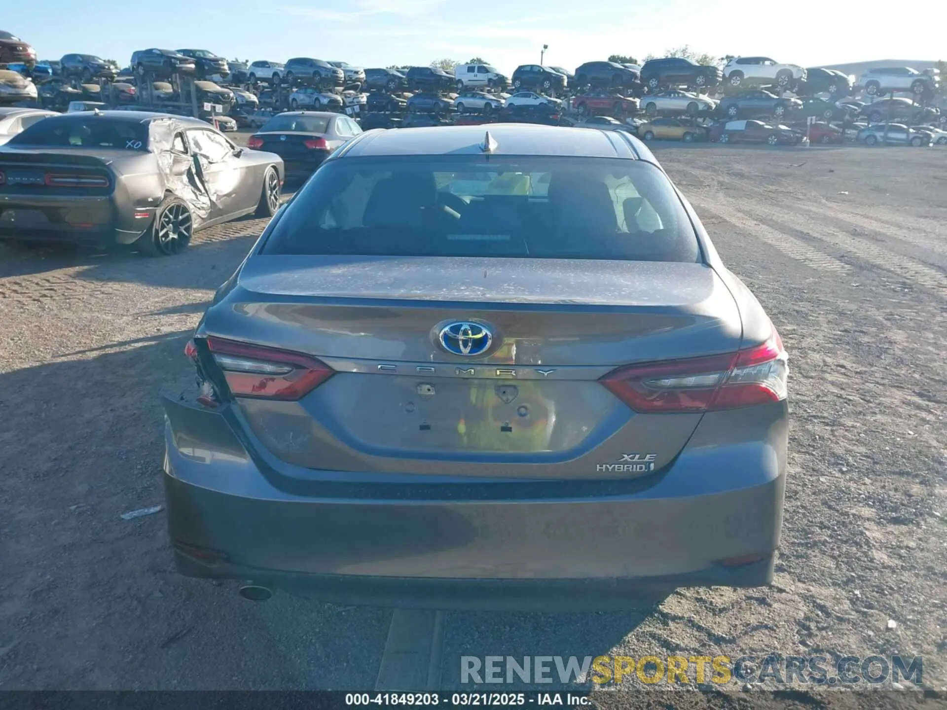 16 fotografías del automóvil dañado 4T1F31AK7NU575845 TOYOTA CAMRY 2022