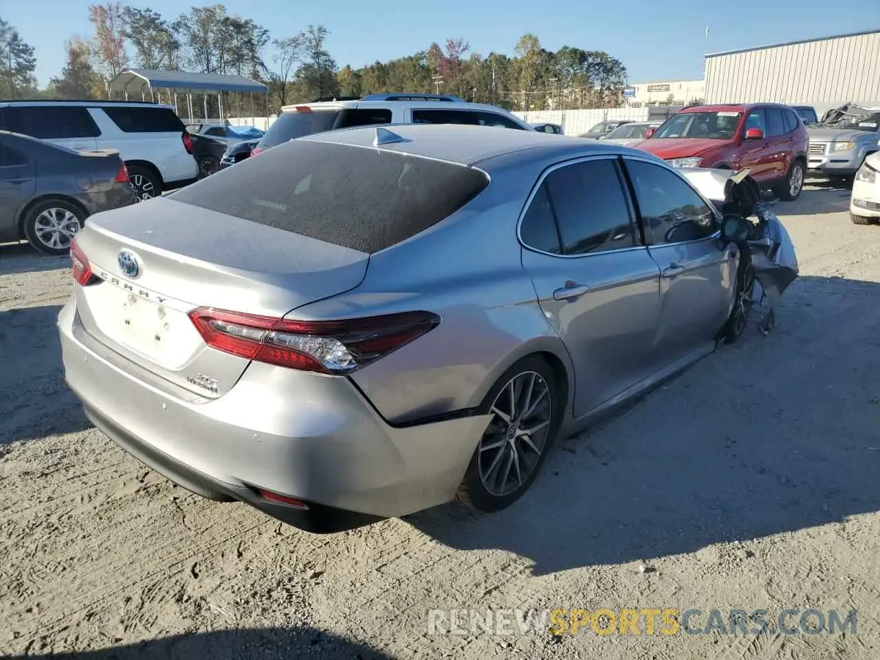 3 fotografías del automóvil dañado 4T1F31AK8NU577233 TOYOTA CAMRY 2022