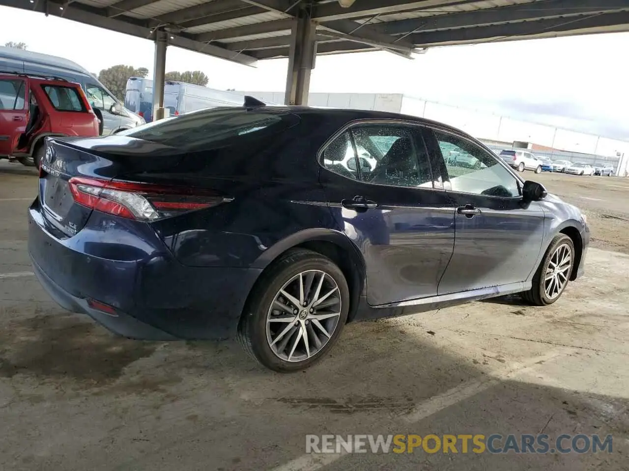 3 fotografías del automóvil dañado 4T1F31AK8NU589589 TOYOTA CAMRY 2022