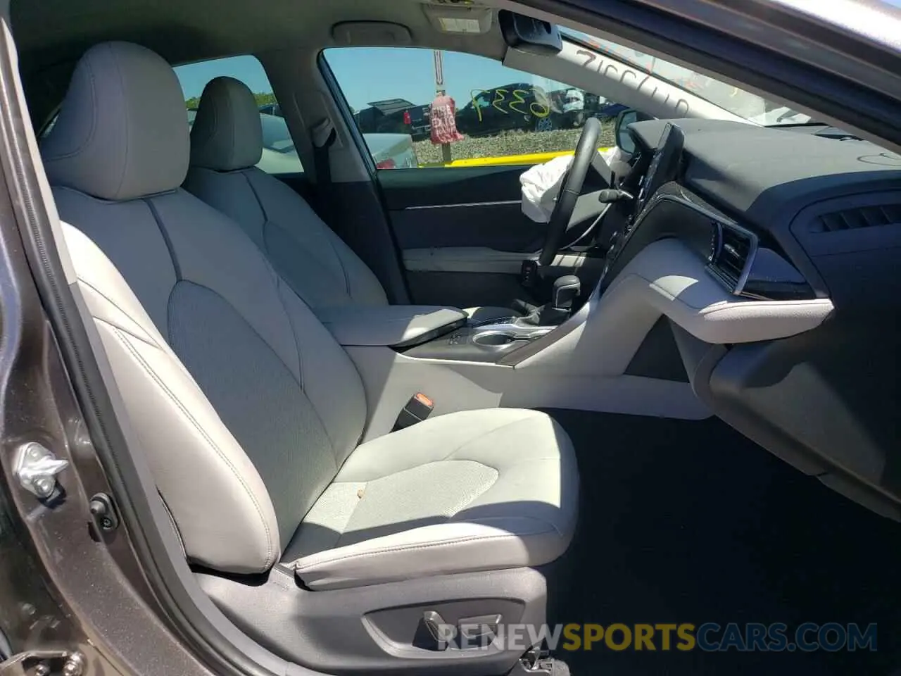 5 fotografías del automóvil dañado 4T1F31AK9NU572414 TOYOTA CAMRY 2022