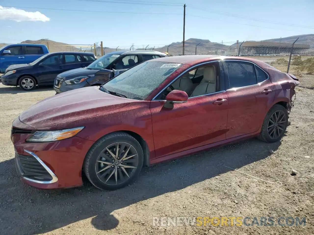 1 fotografías del automóvil dañado 4T1F31AK9NU591948 TOYOTA CAMRY 2022