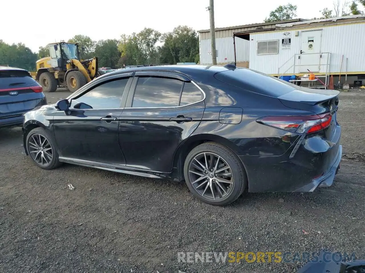 2 fotografías del automóvil dañado 4T1G11AK0NU038325 TOYOTA CAMRY 2022