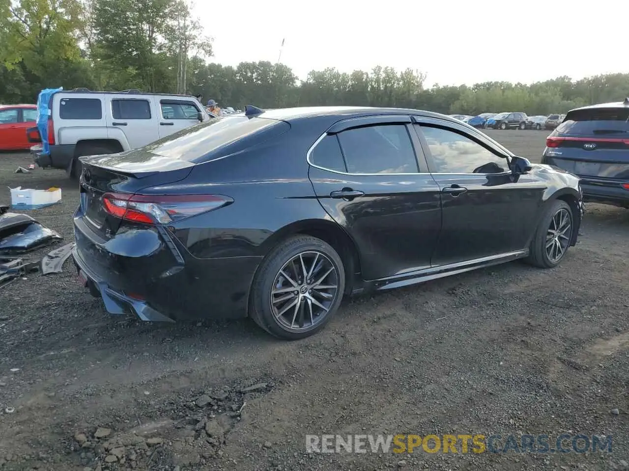3 fotografías del automóvil dañado 4T1G11AK0NU038325 TOYOTA CAMRY 2022