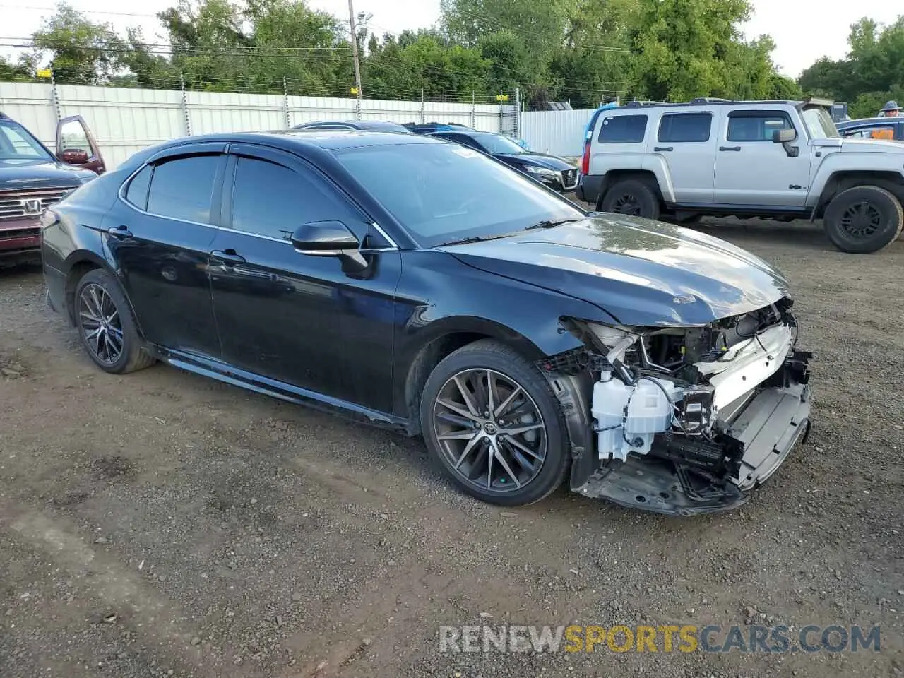 4 fotografías del automóvil dañado 4T1G11AK0NU038325 TOYOTA CAMRY 2022