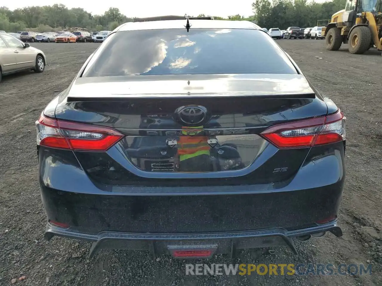 6 fotografías del automóvil dañado 4T1G11AK0NU038325 TOYOTA CAMRY 2022