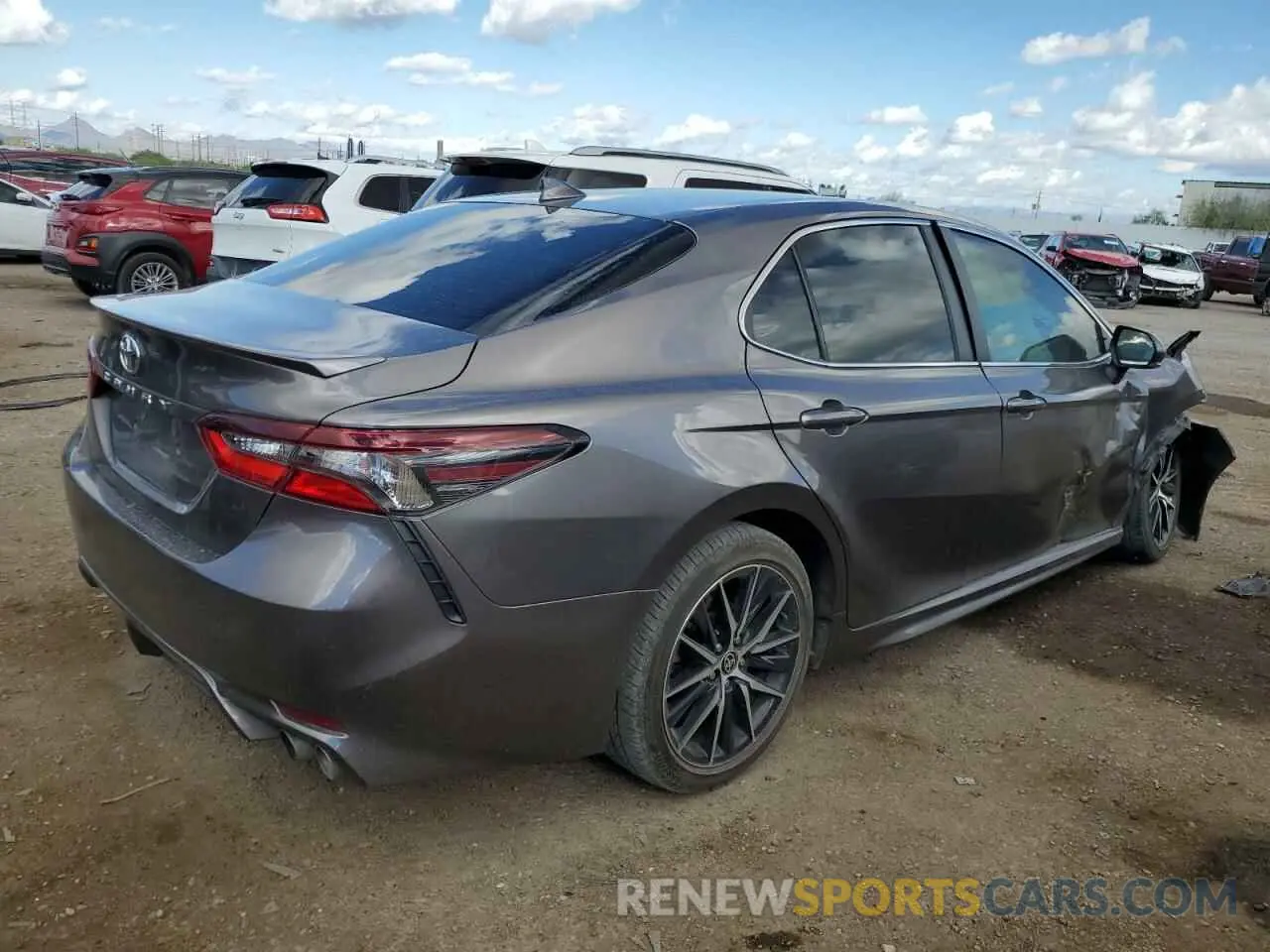 3 fotografías del automóvil dañado 4T1G11AK0NU039149 TOYOTA CAMRY 2022