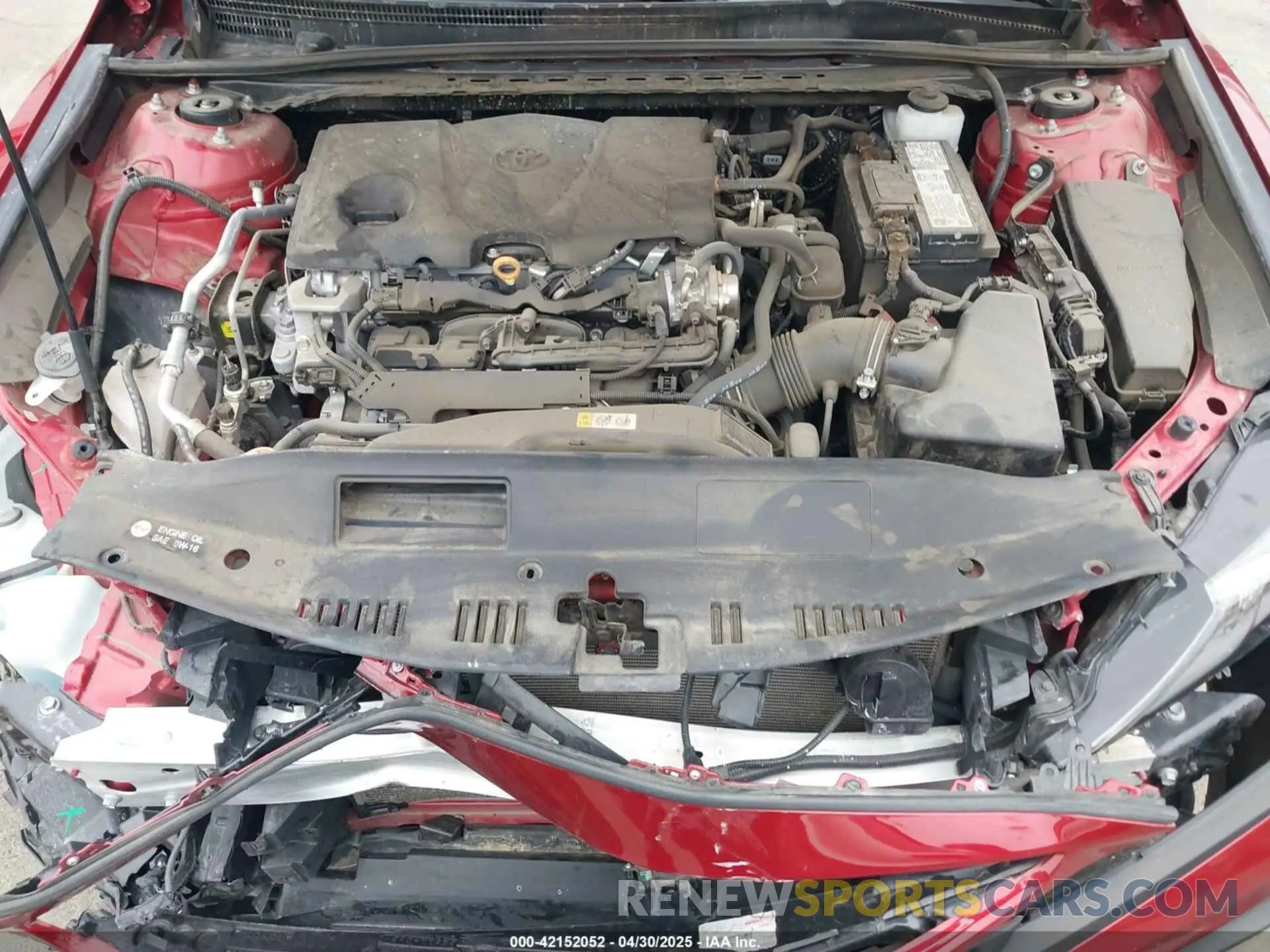 10 fotografías del automóvil dañado 4T1G11AK0NU052841 TOYOTA CAMRY 2022