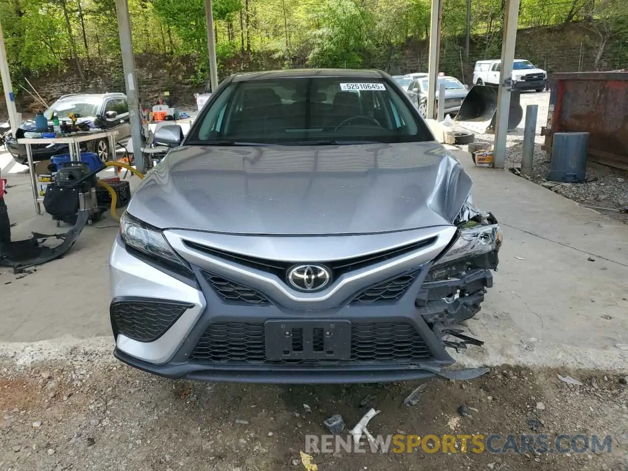 5 fotografías del automóvil dañado 4T1G11AK0NU696596 TOYOTA CAMRY 2022