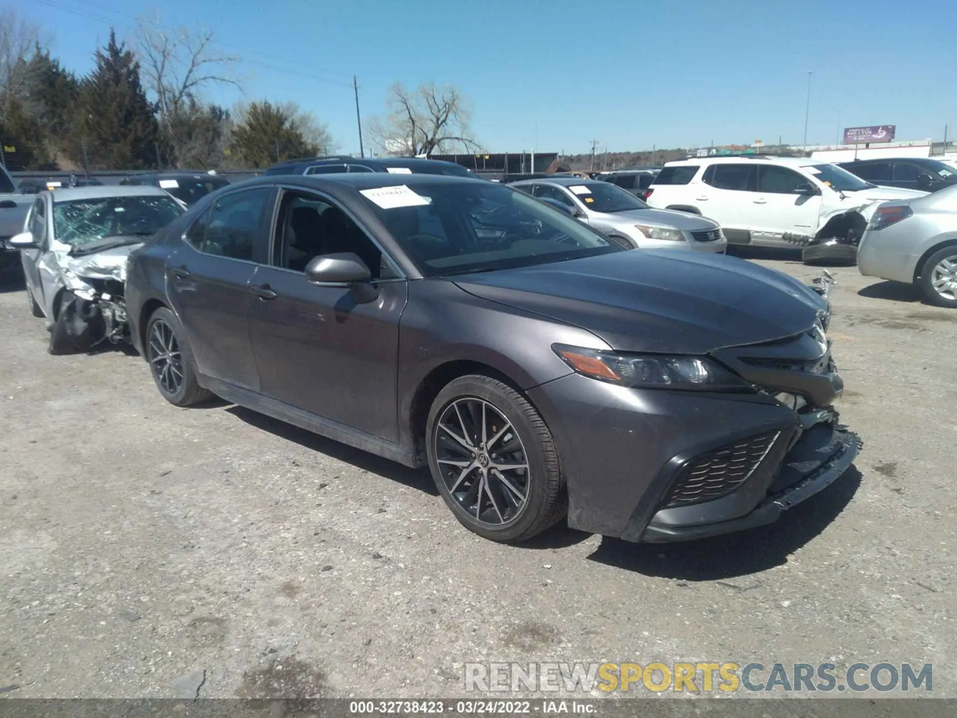 1 fotografías del automóvil dañado 4T1G11AK1NU004393 TOYOTA CAMRY 2022