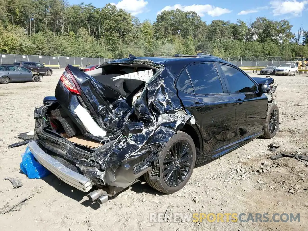 4 fotografías del automóvil dañado 4T1G11AK1NU017273 TOYOTA CAMRY 2022