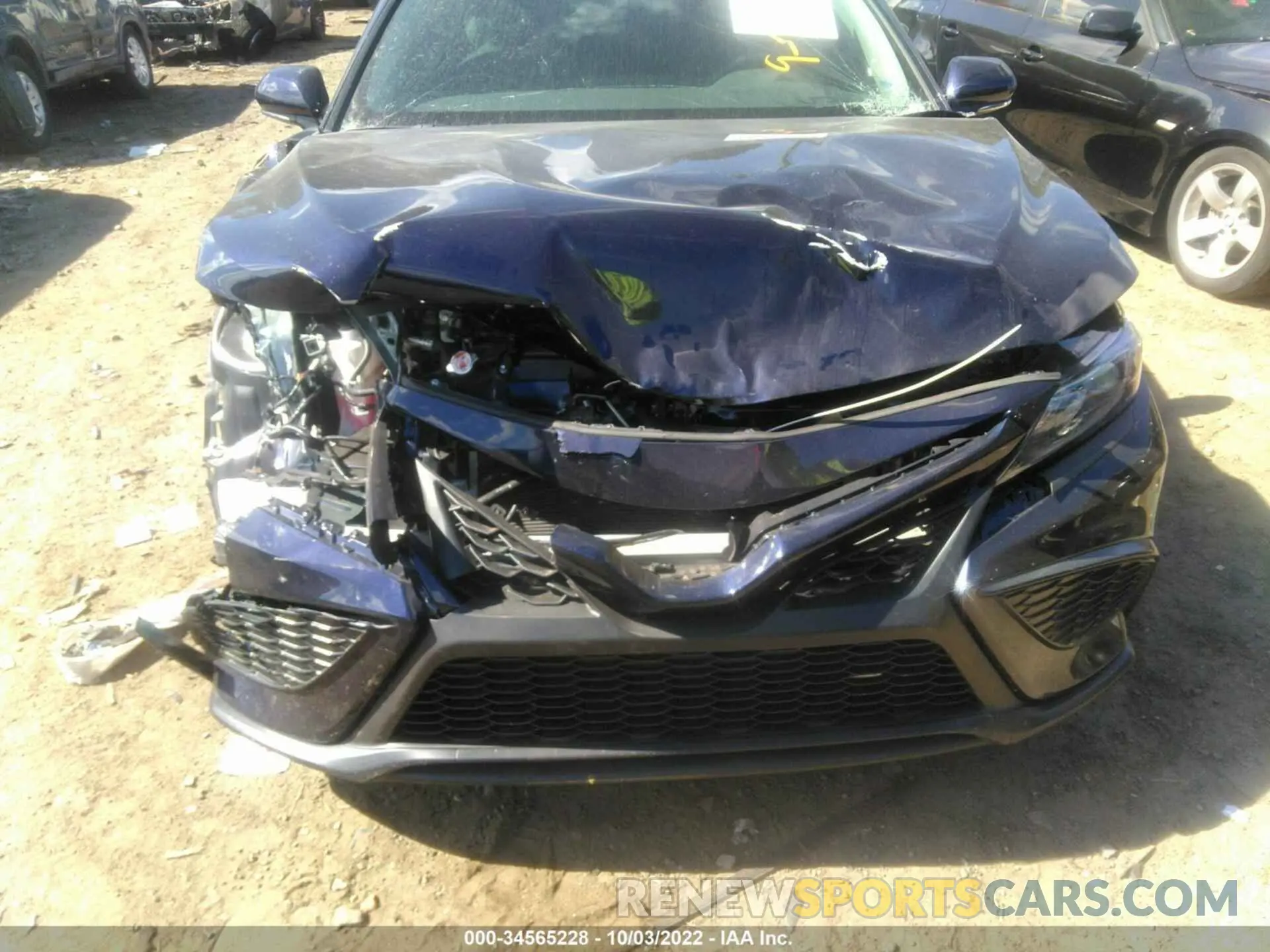 6 fotografías del automóvil dañado 4T1G11AK1NU018553 TOYOTA CAMRY 2022