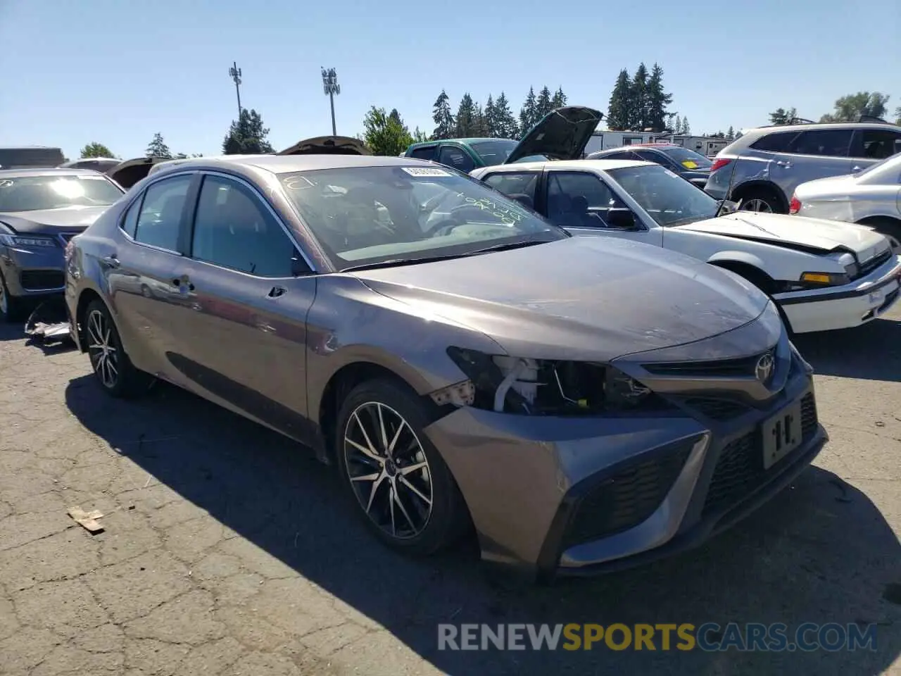 4 fotografías del automóvil dañado 4T1G11AK1NU038642 TOYOTA CAMRY 2022