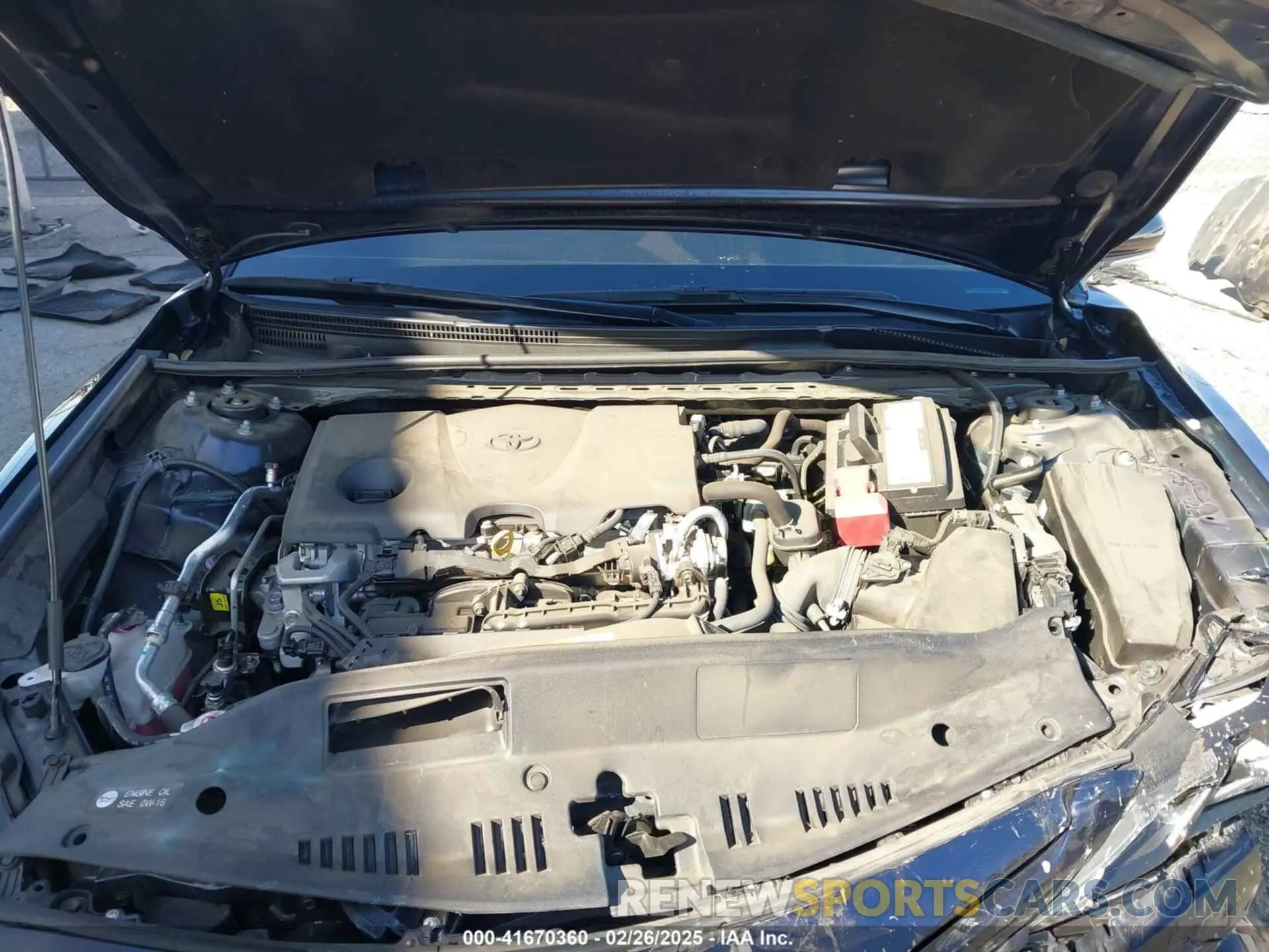 10 fotografías del automóvil dañado 4T1G11AK1NU074198 TOYOTA CAMRY 2022