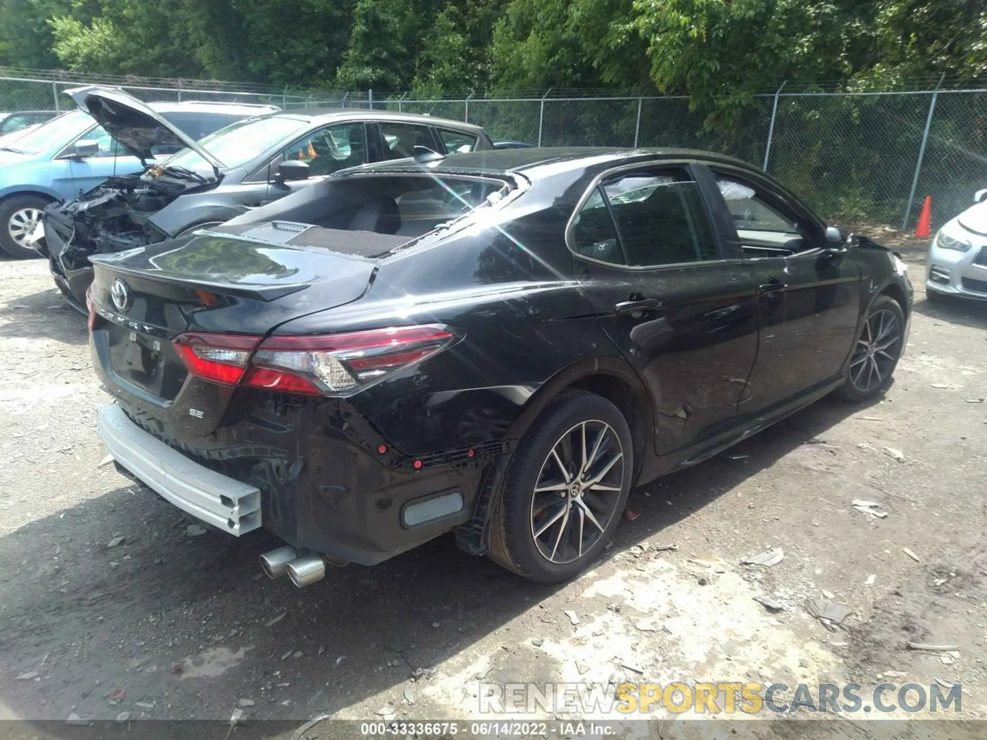4 fotografías del automóvil dañado 4T1G11AK1NU618067 TOYOTA CAMRY 2022