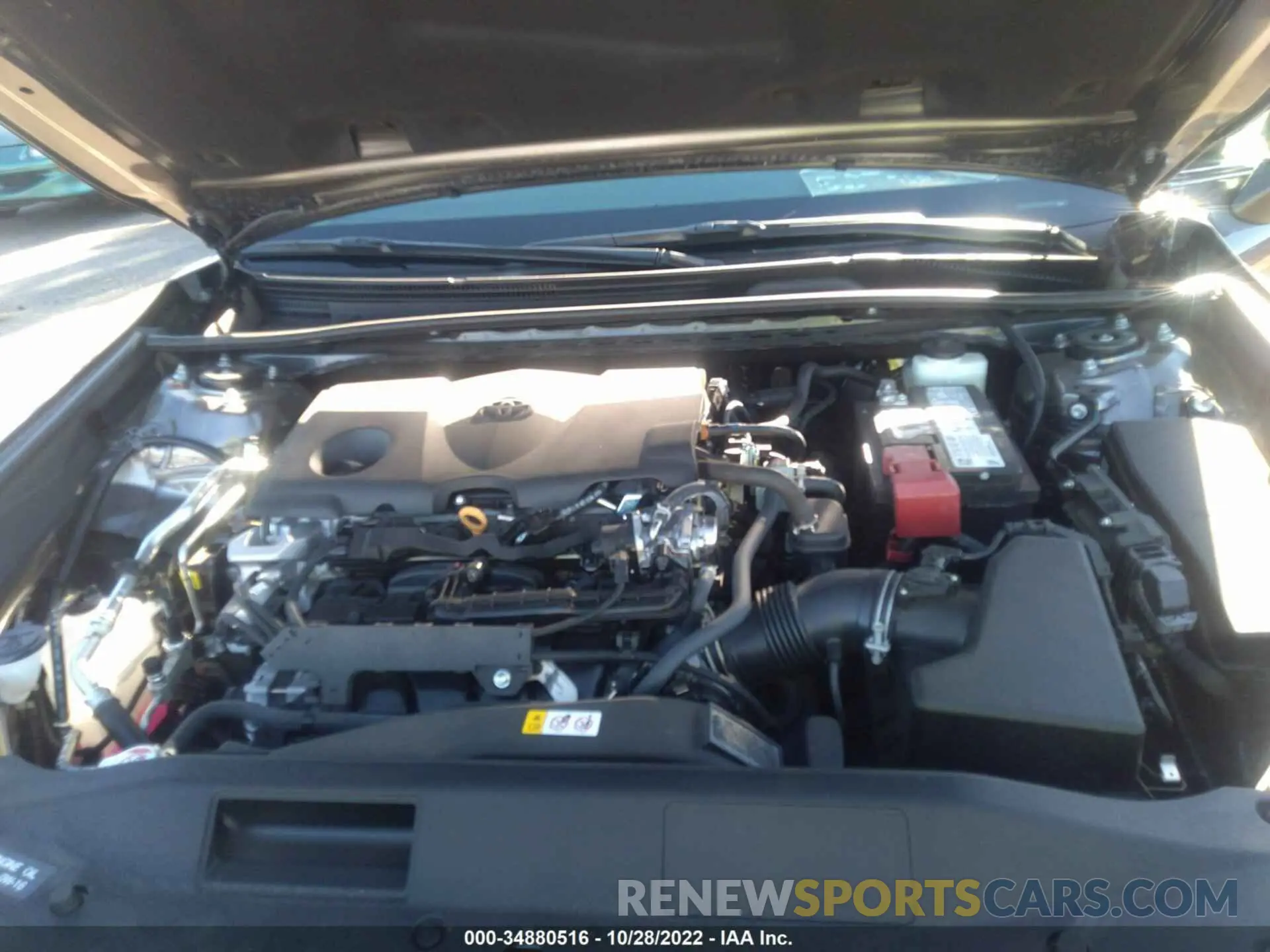 10 fotografías del automóvil dañado 4T1G11AK1NU713681 TOYOTA CAMRY 2022