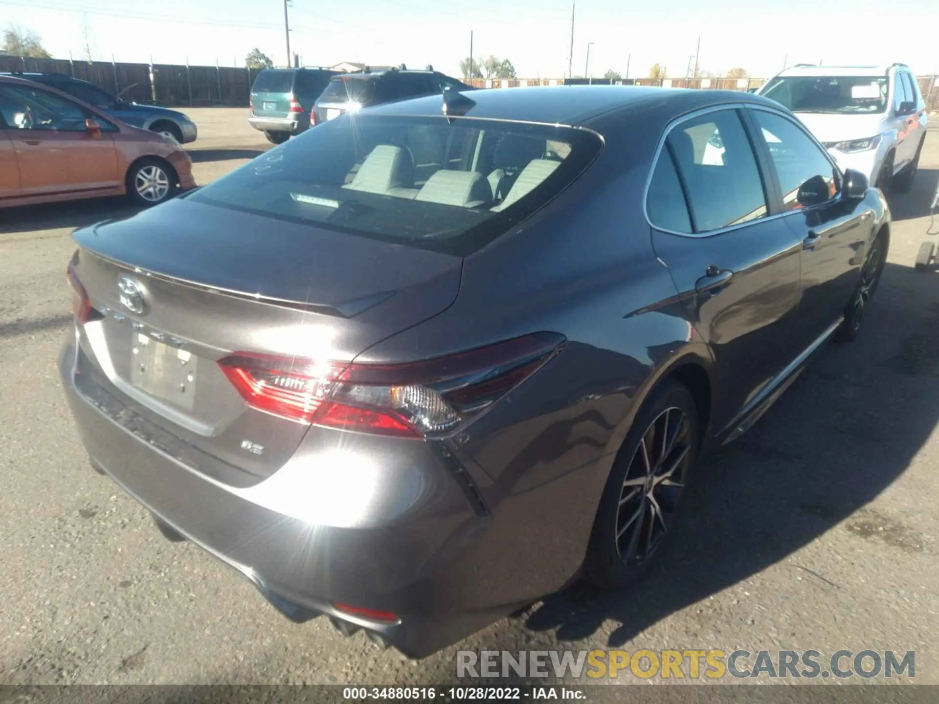 4 fotografías del automóvil dañado 4T1G11AK1NU713681 TOYOTA CAMRY 2022
