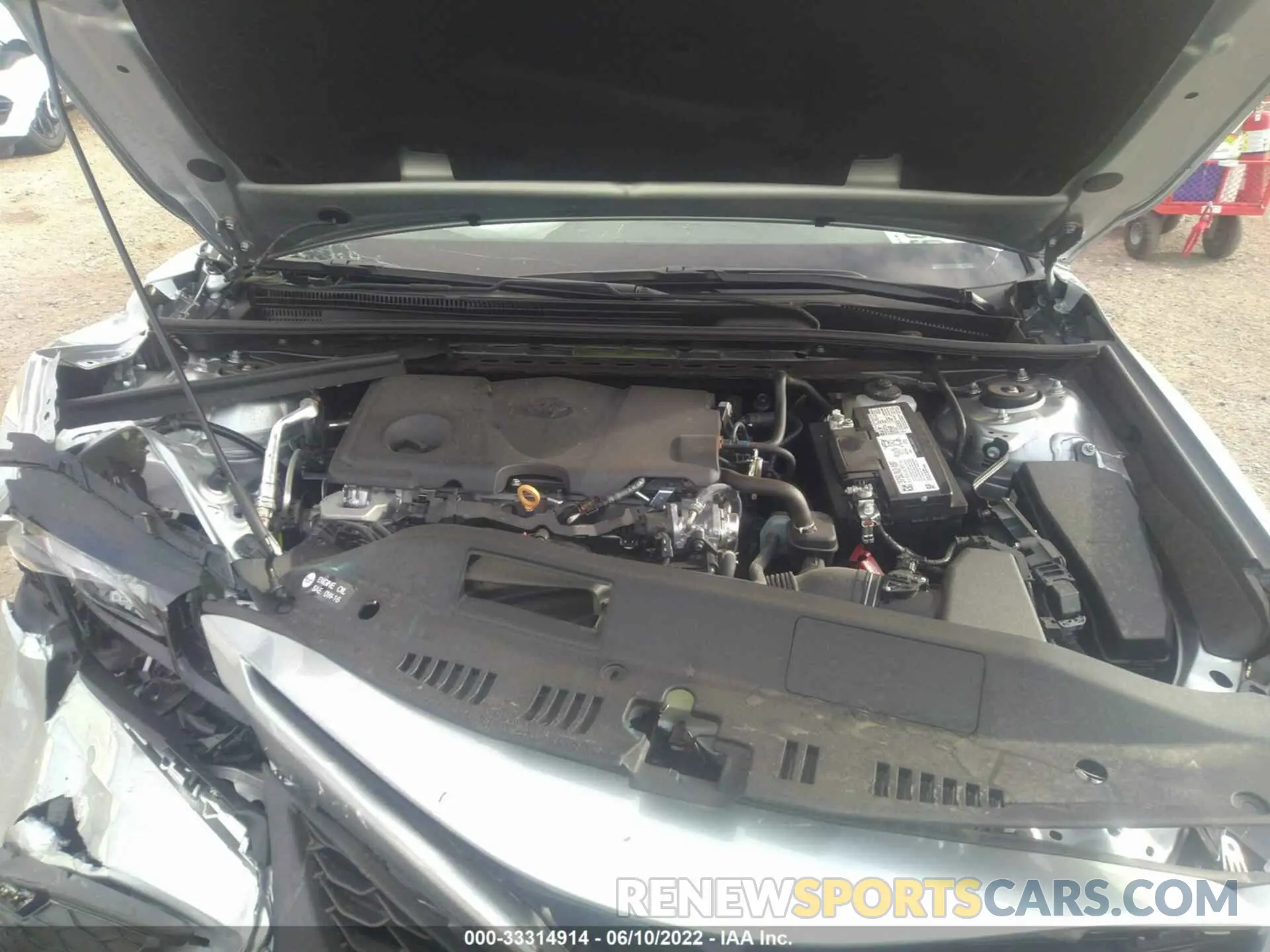 10 fotografías del automóvil dañado 4T1G11AK2NU041467 TOYOTA CAMRY 2022
