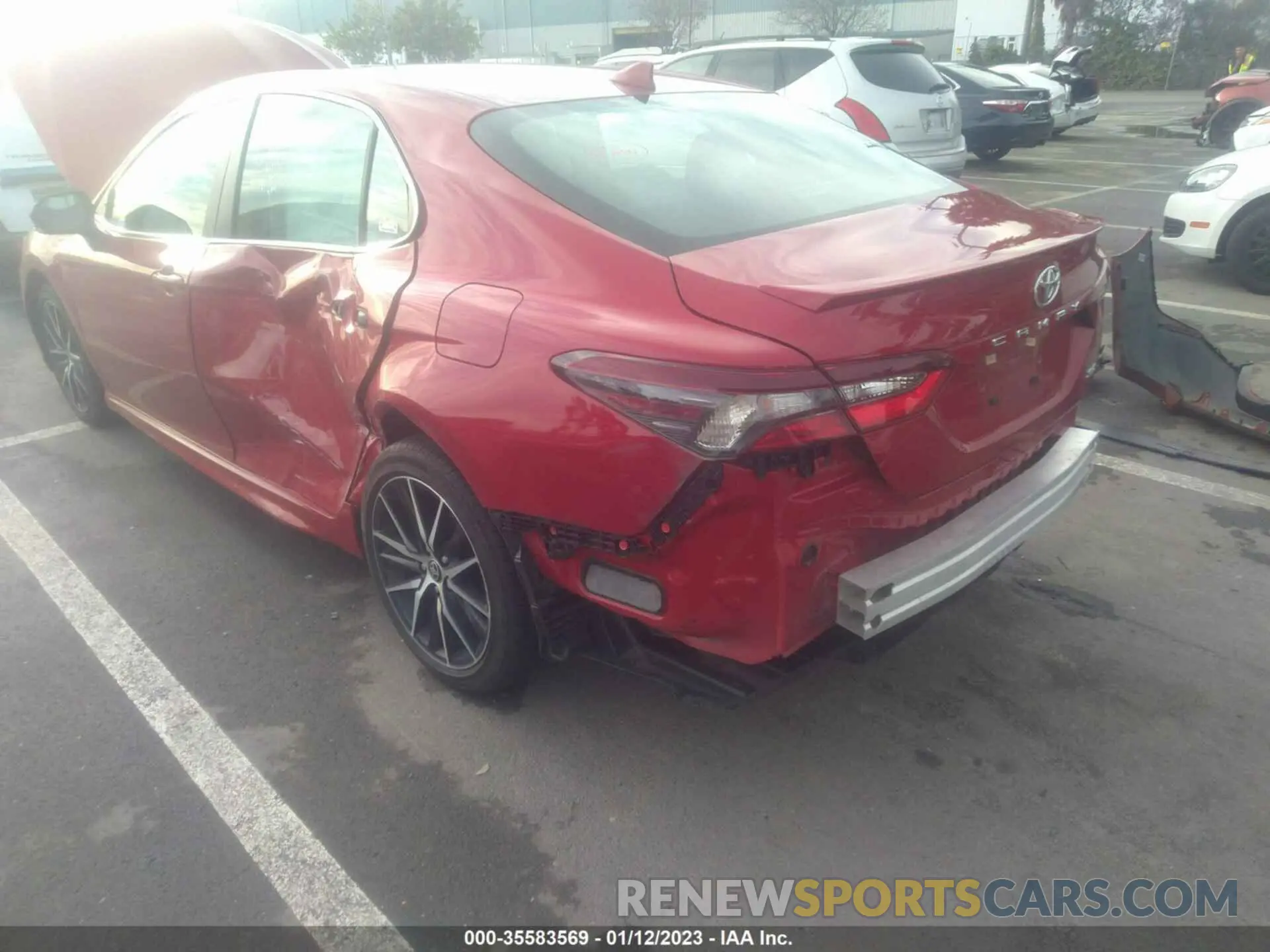 6 fotografías del automóvil dañado 4T1G11AK2NU058012 TOYOTA CAMRY 2022