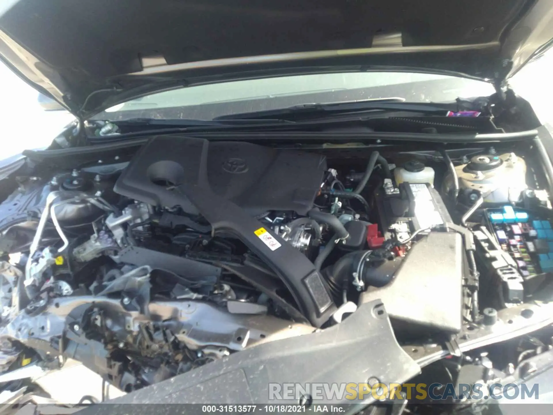 10 fotografías del automóvil dañado 4T1G11AK2NU621172 TOYOTA CAMRY 2022