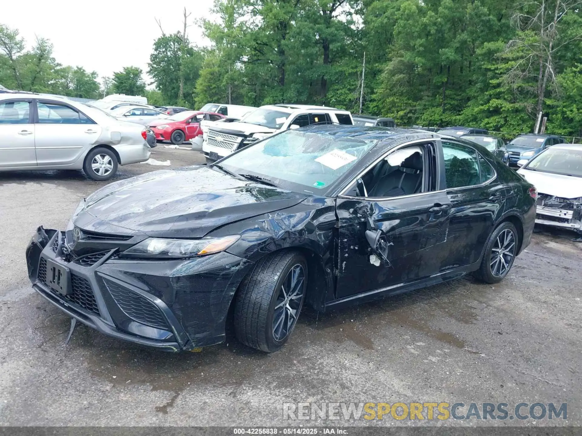 6 fotografías del automóvil dañado 4T1G11AK2NU709977 TOYOTA CAMRY 2022