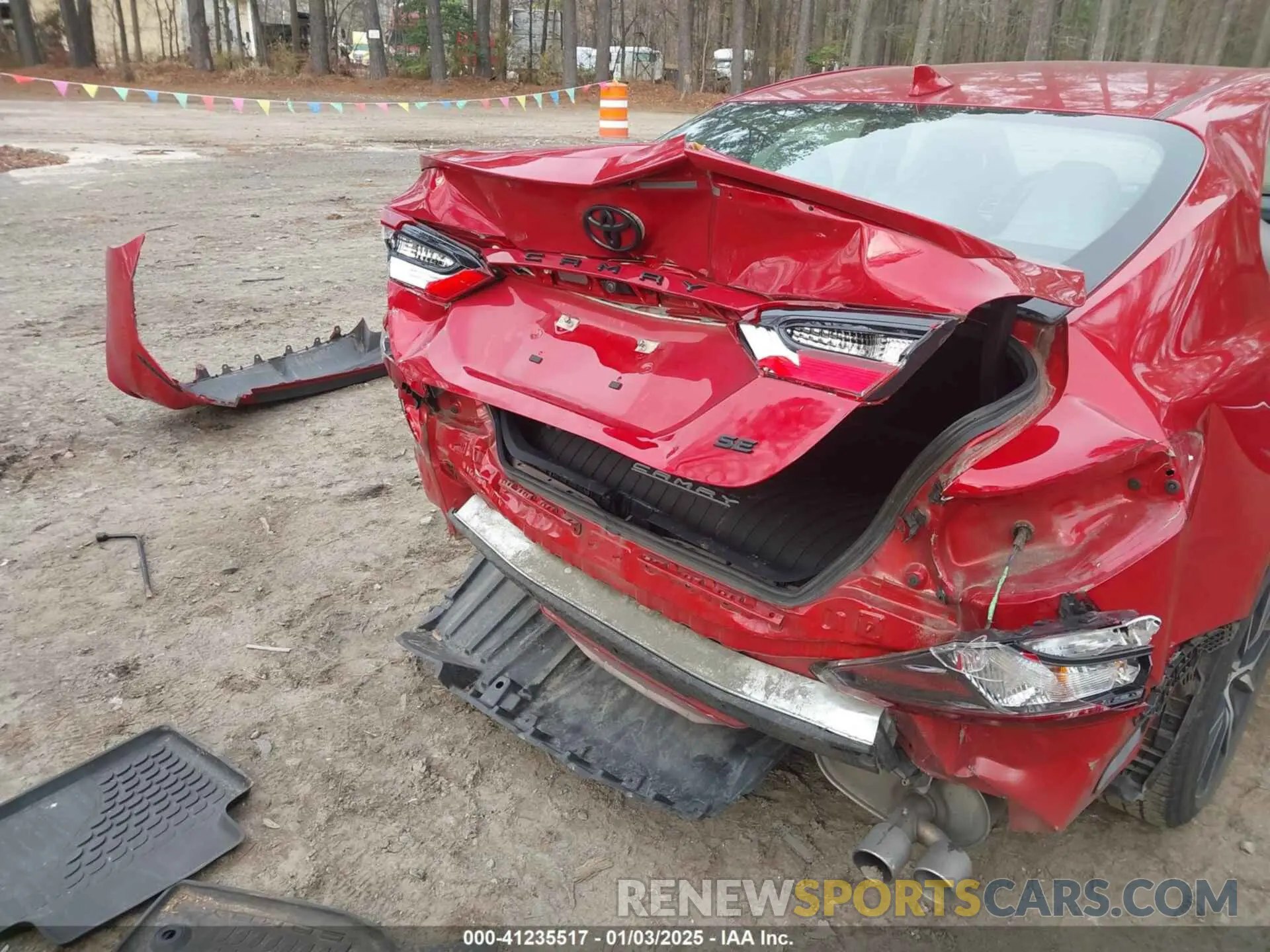 6 fotografías del automóvil dañado 4T1G11AK3NU019896 TOYOTA CAMRY 2022