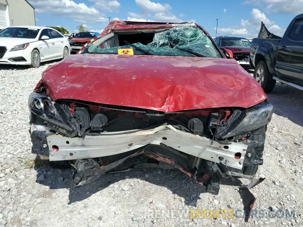 5 fotografías del automóvil dañado 4T1G11AK3NU022703 TOYOTA CAMRY 2022