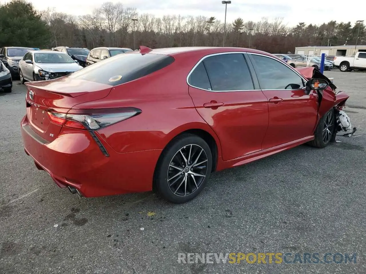 3 fotografías del automóvil dañado 4T1G11AK3NU037086 TOYOTA CAMRY 2022