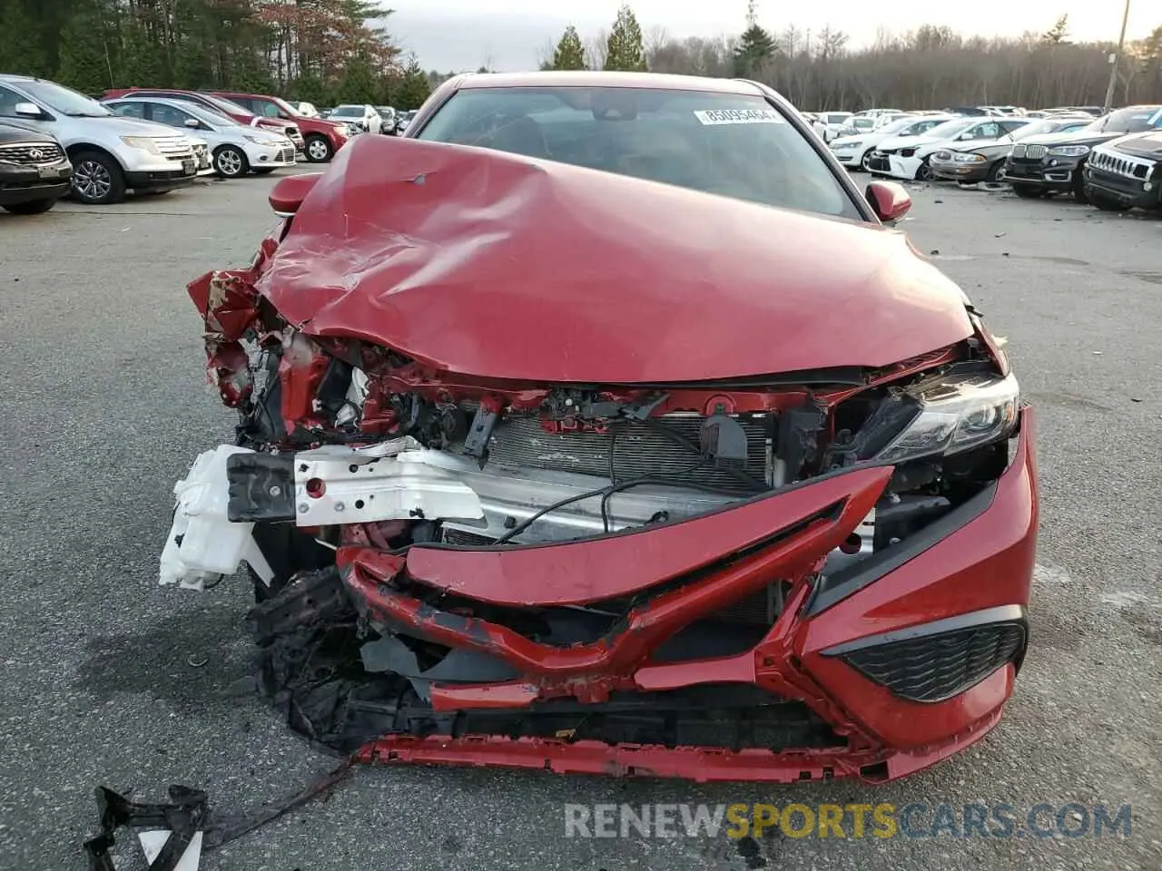 5 fotografías del automóvil dañado 4T1G11AK3NU037086 TOYOTA CAMRY 2022