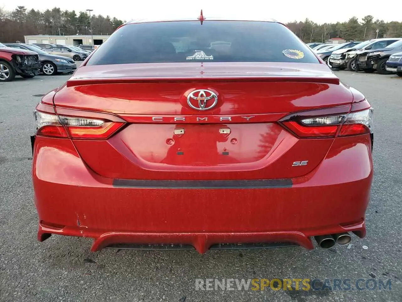 6 fotografías del automóvil dañado 4T1G11AK3NU037086 TOYOTA CAMRY 2022