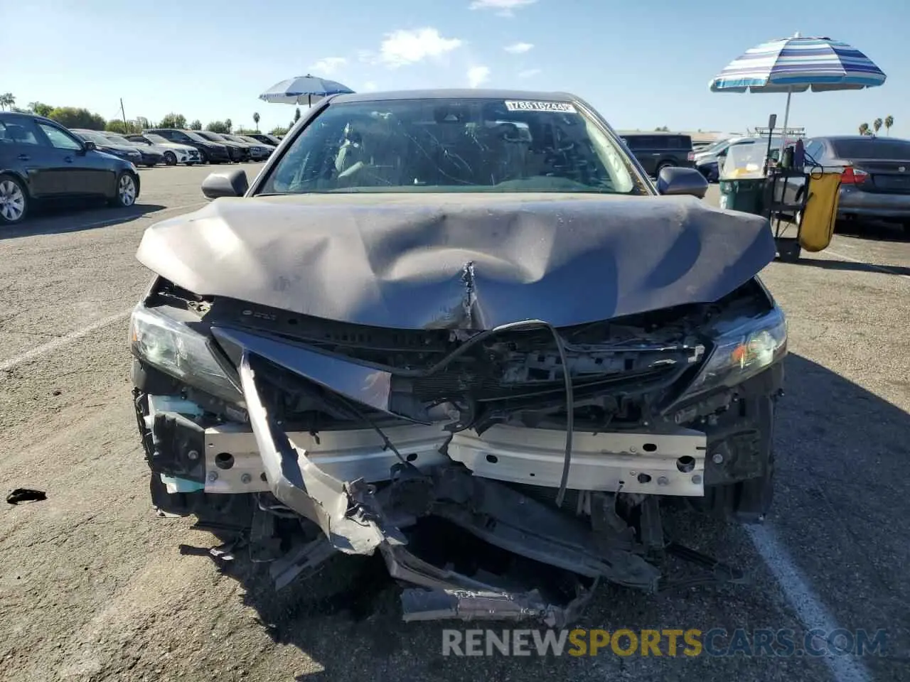 5 fotografías del automóvil dañado 4T1G11AK3NU617728 TOYOTA CAMRY 2022