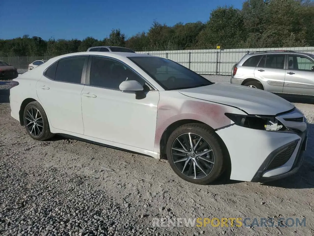 4 fotografías del automóvil dañado 4T1G11AK3NU620709 TOYOTA CAMRY 2022