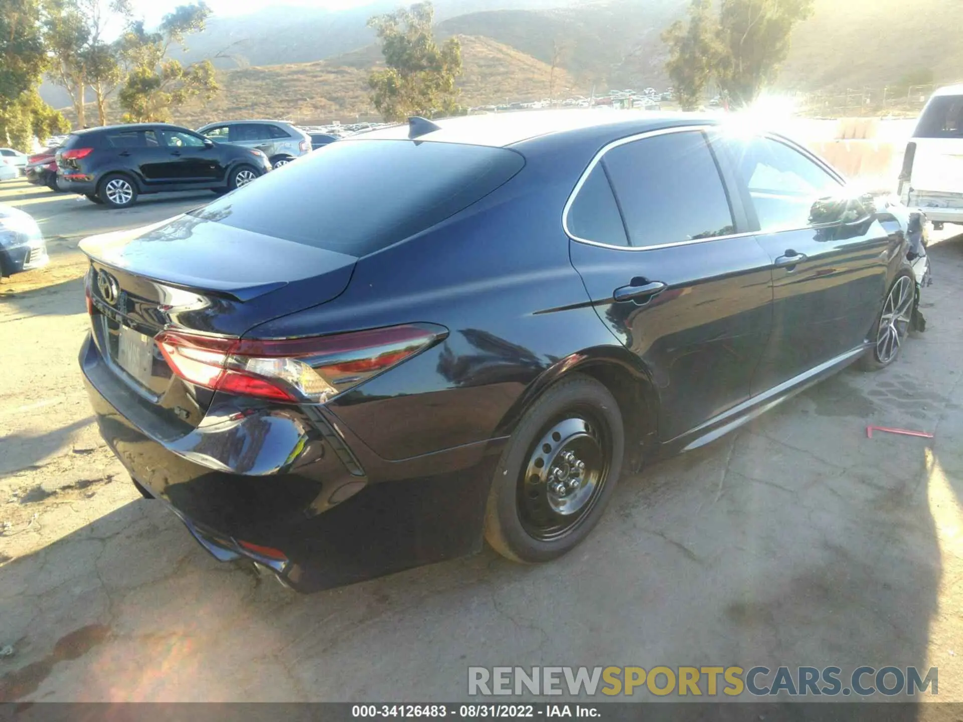 4 fotografías del automóvil dañado 4T1G11AK3NU632164 TOYOTA CAMRY 2022